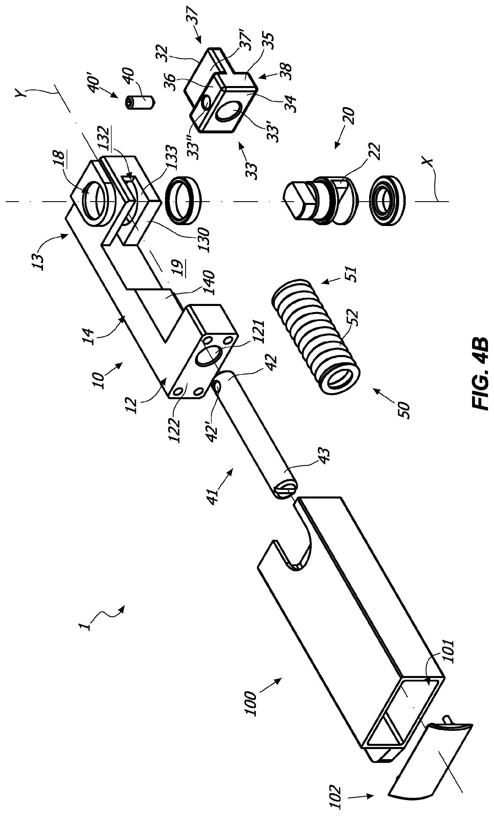 Patent US11781359 Figure 4 – Small bulkiness hinge
