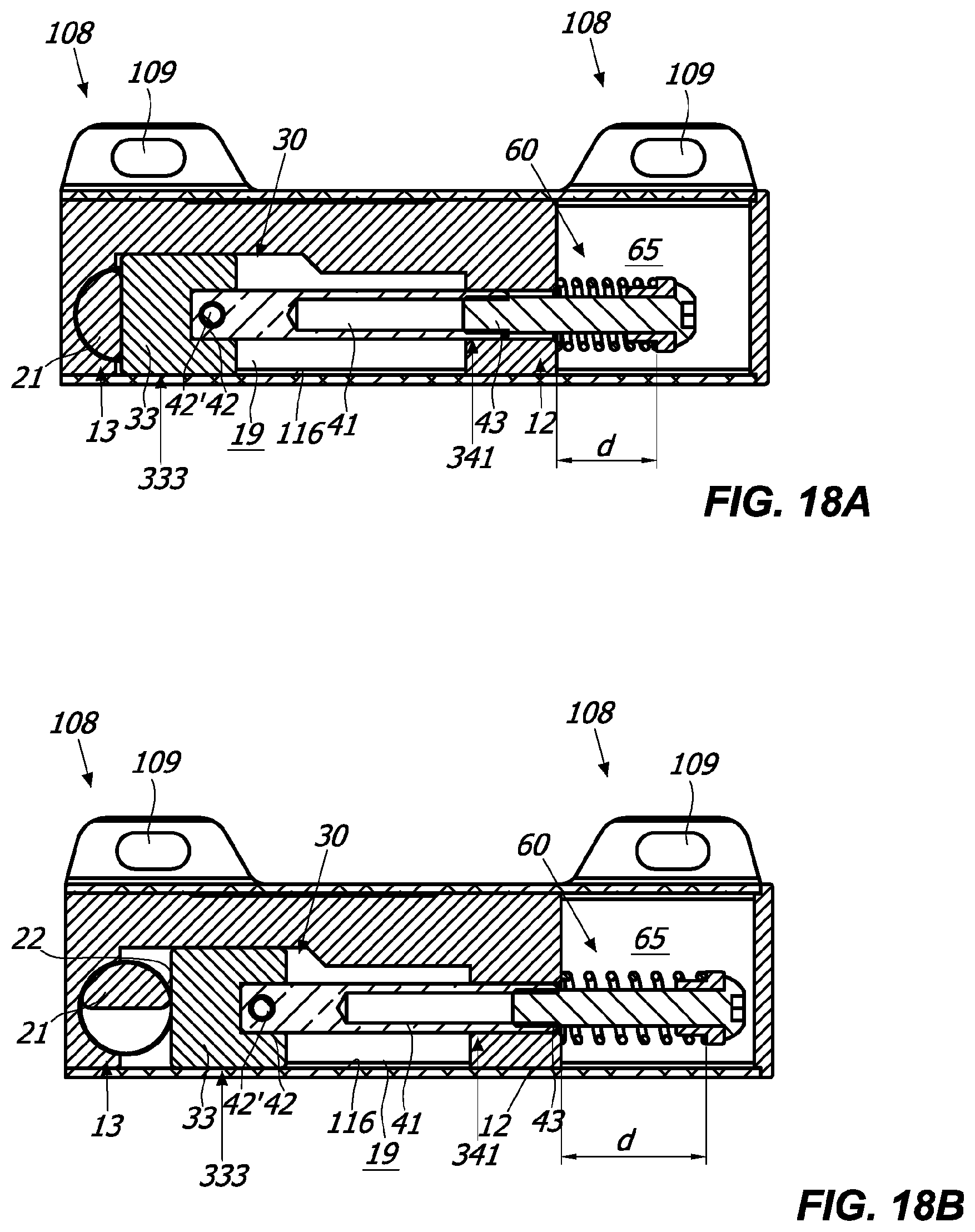 Patent US11781359 Figure 16 – Small bulkiness hinge