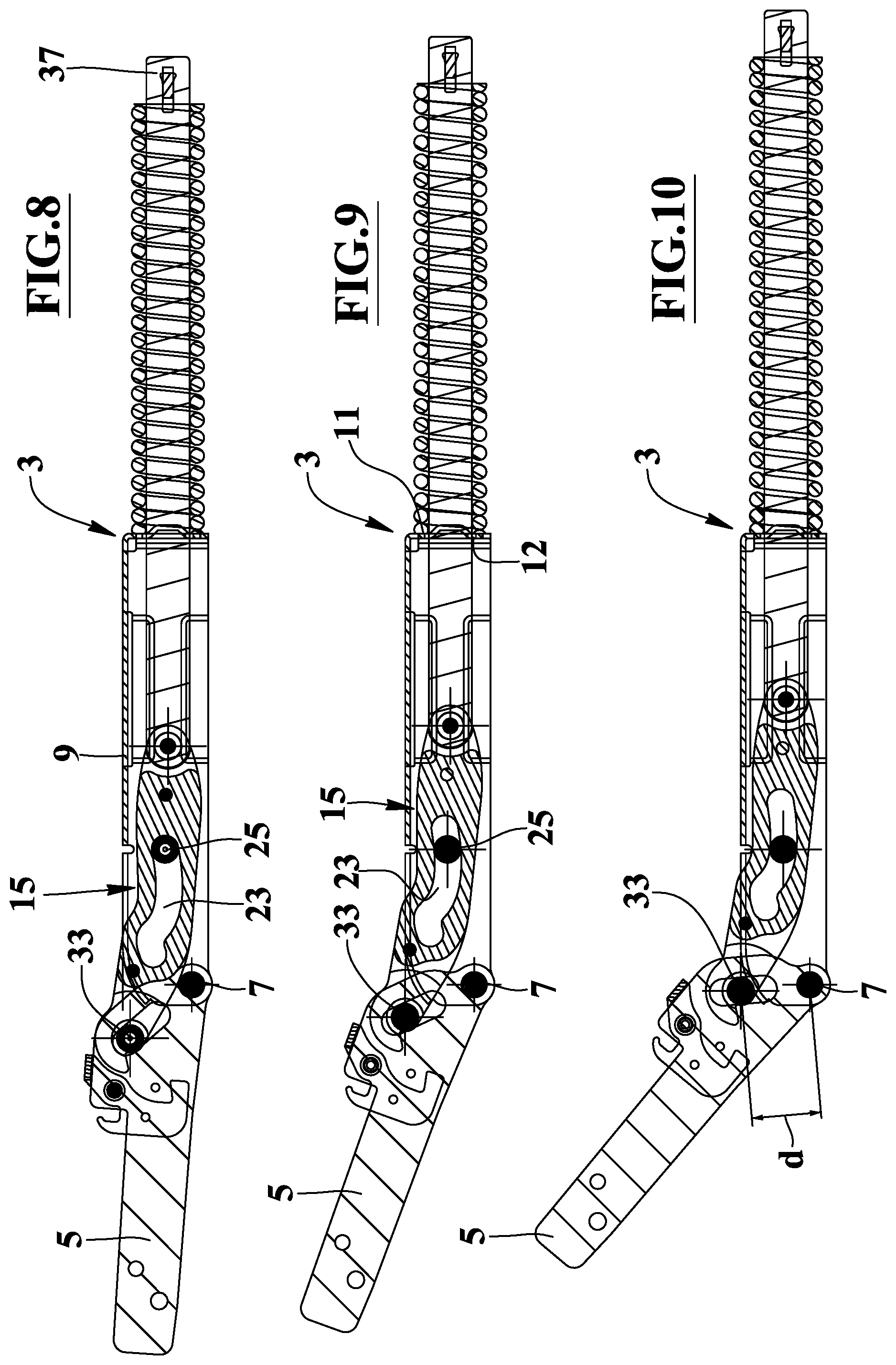 Patent US11781360 Figure 4 – Hinge device with programmable behavior
