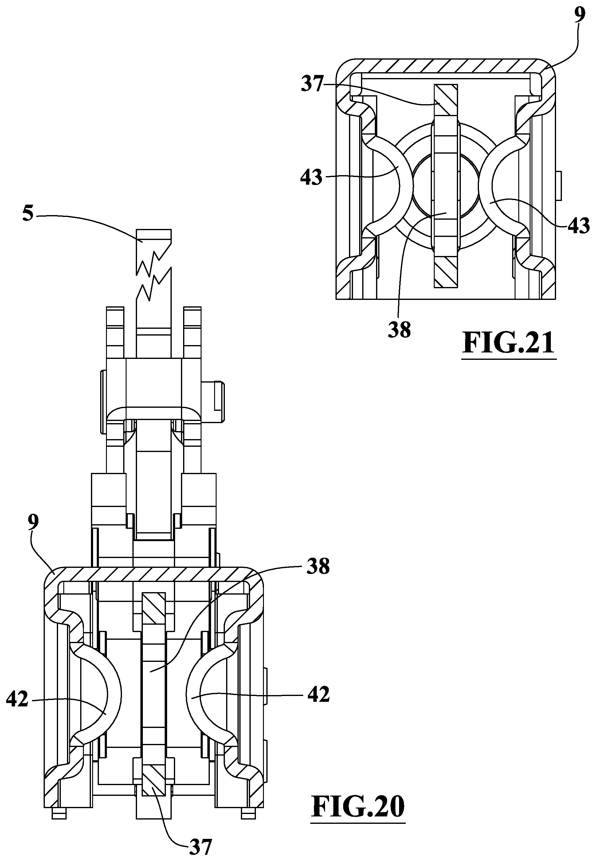 Patent US11781360 Figure 9 – Hinge device with programmable behavior