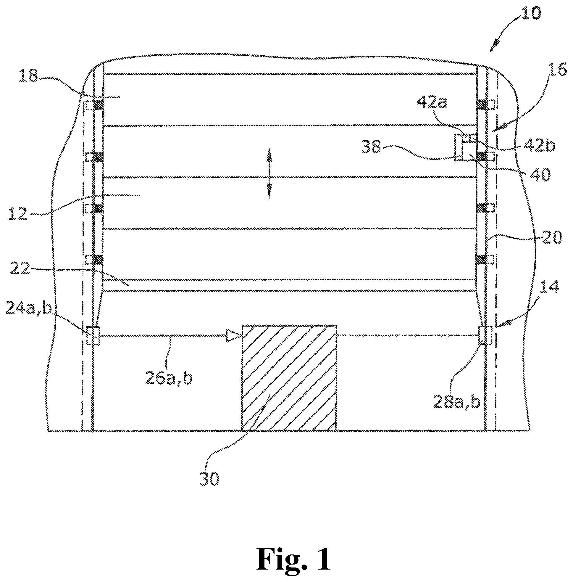 Patent US11781363 Figure 1 – Optoelectronic safety device and method for monitoring a movement of a machine