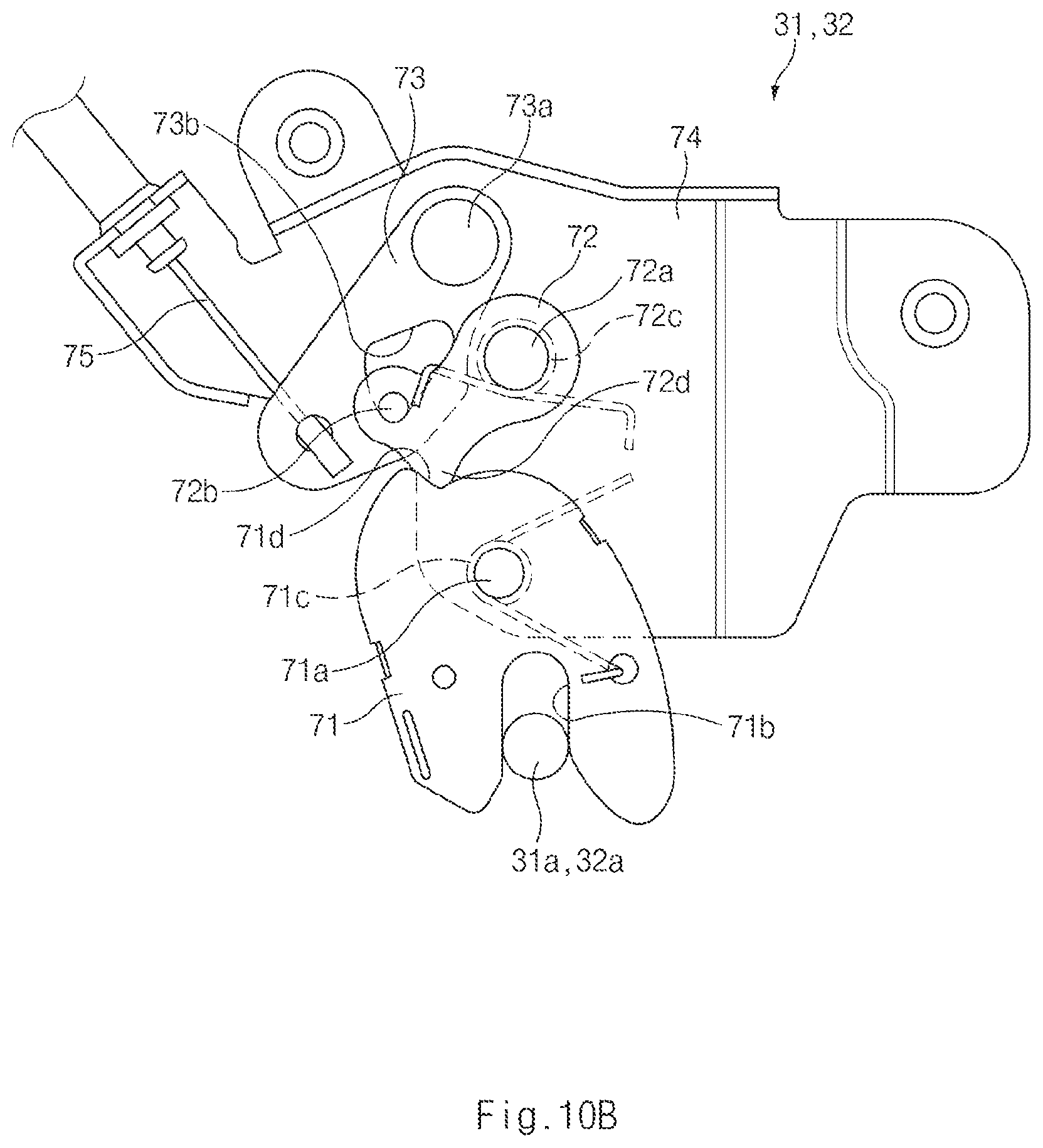 Patent US11781367 Figure 11 – Vehicle door opening and closing apparatus