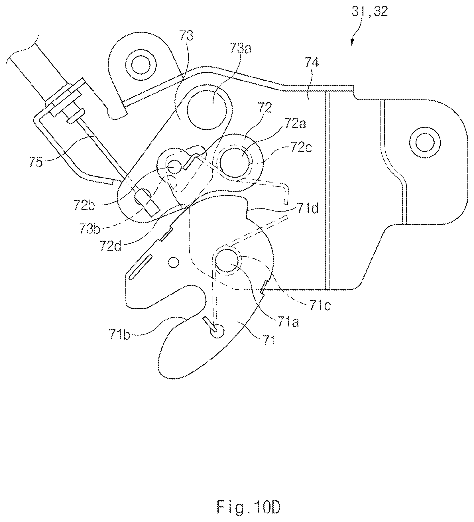 Patent US11781367 Figure 13 – Vehicle door opening and closing apparatus
