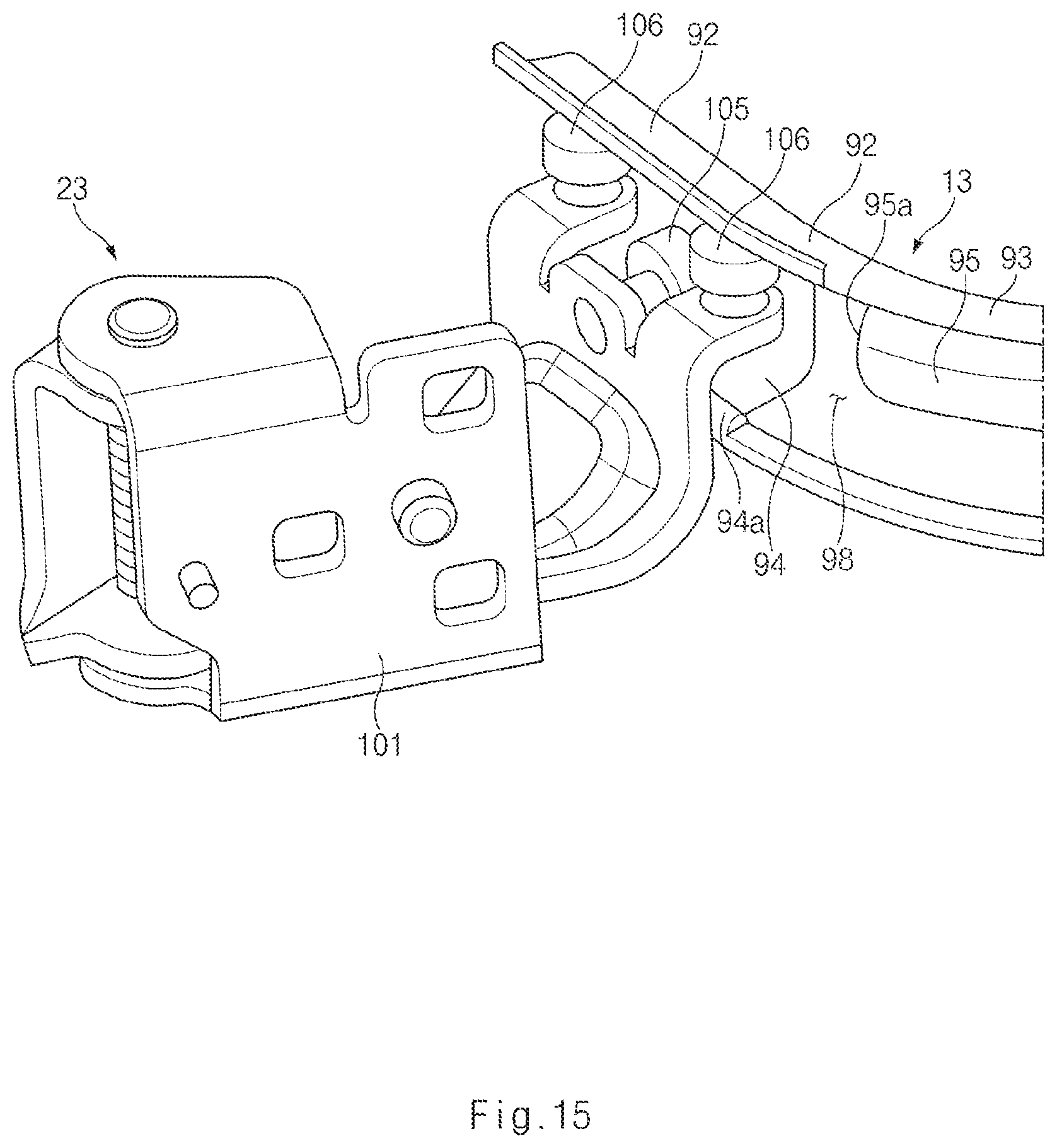Patent US11781367 Figure 18 – Vehicle door opening and closing apparatus