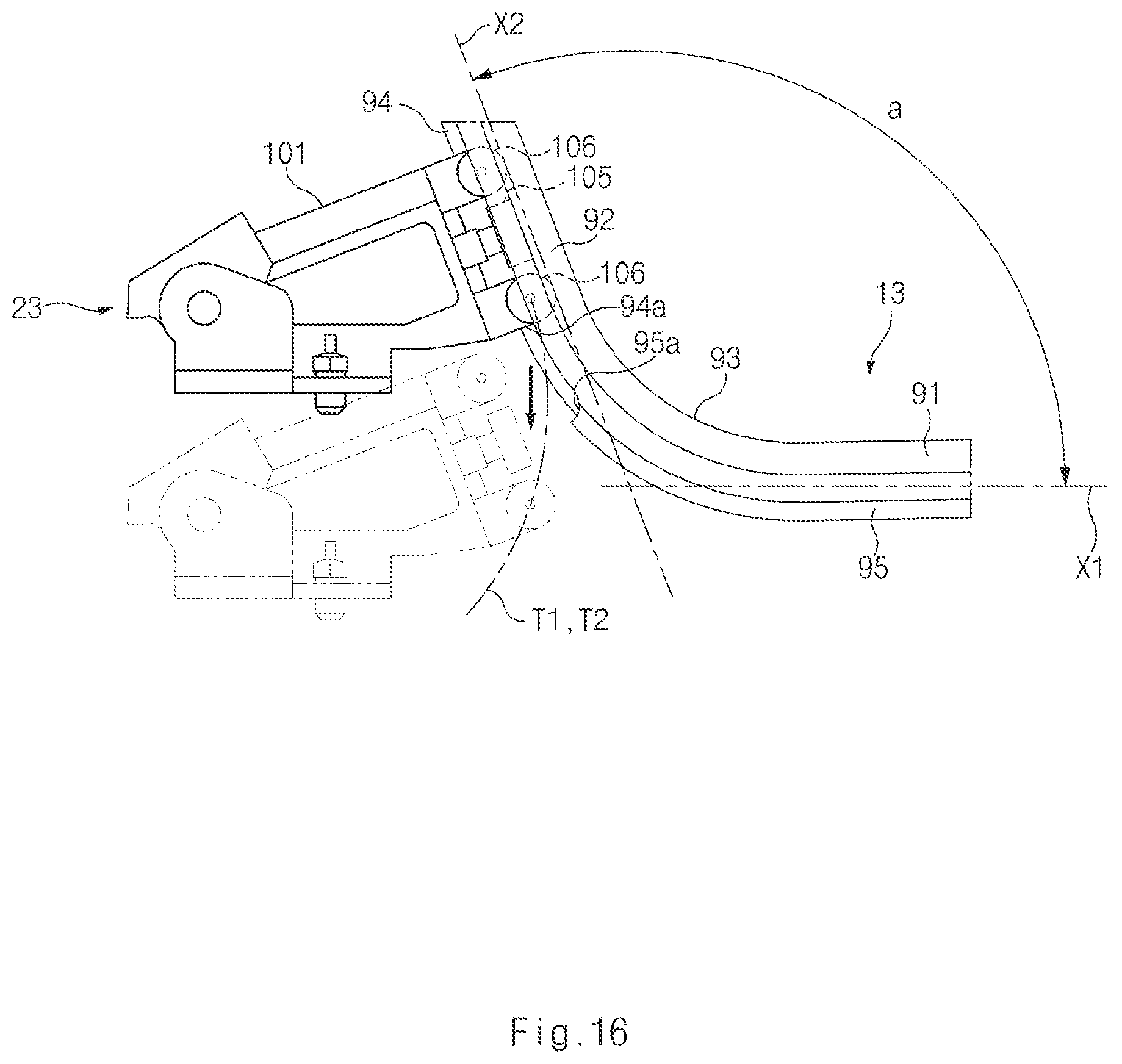 Patent US11781367 Figure 19 – Vehicle door opening and closing apparatus
