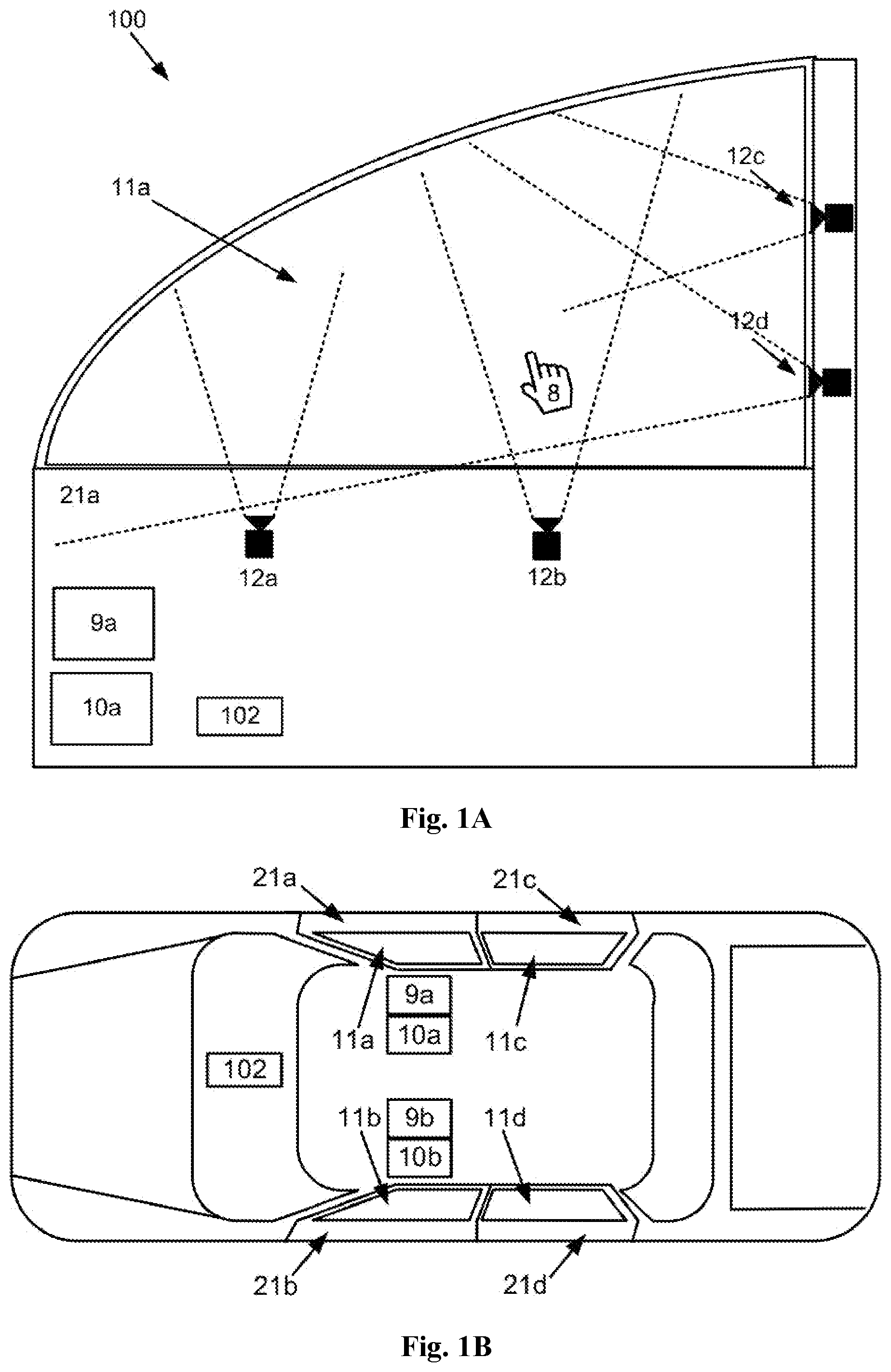 Patent US11781368 — System and method for managing opening and closing of a vehicle window — Figure 1