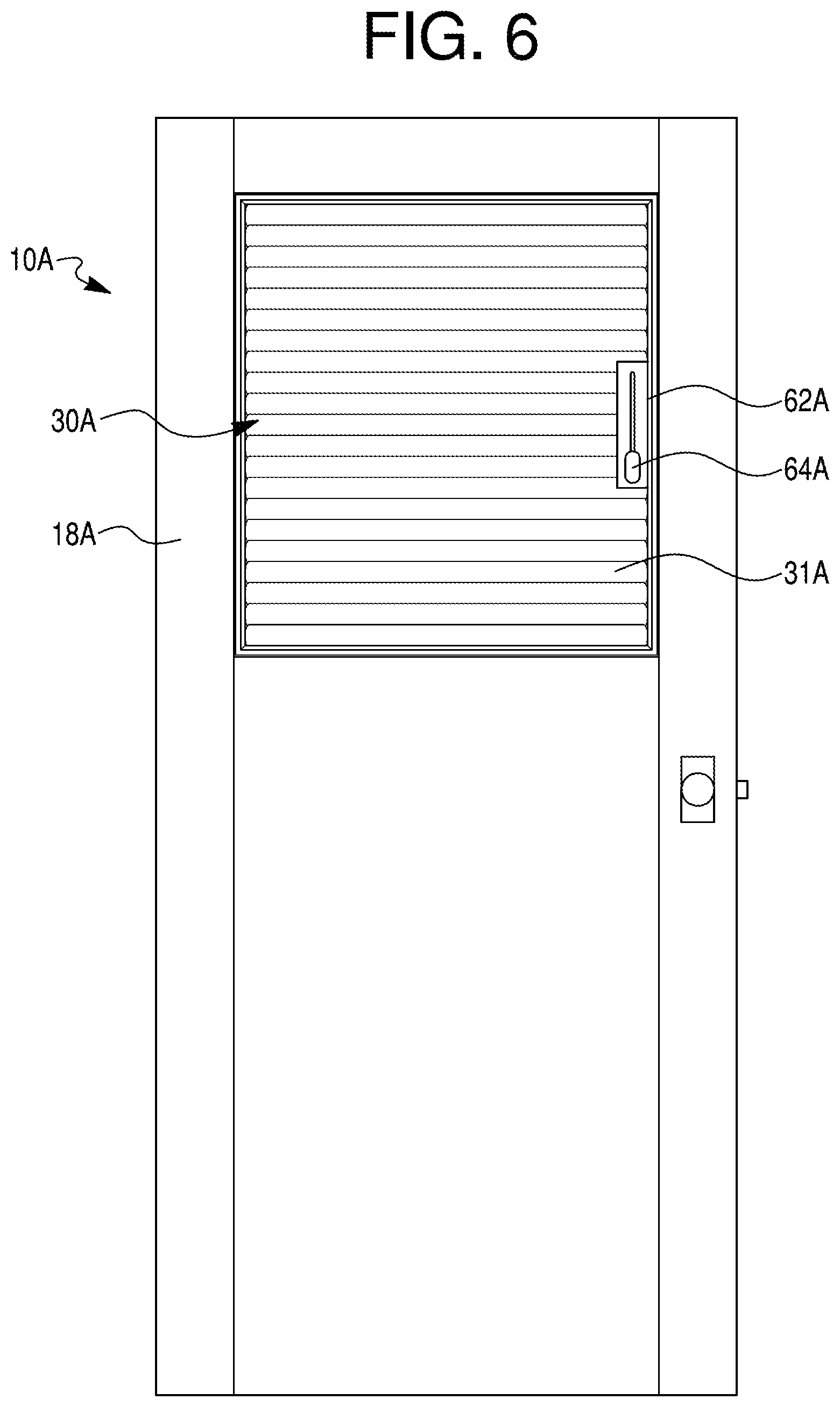 Patent US11781372 Figure 5 – Door assemblies with insulated glazing unit venting