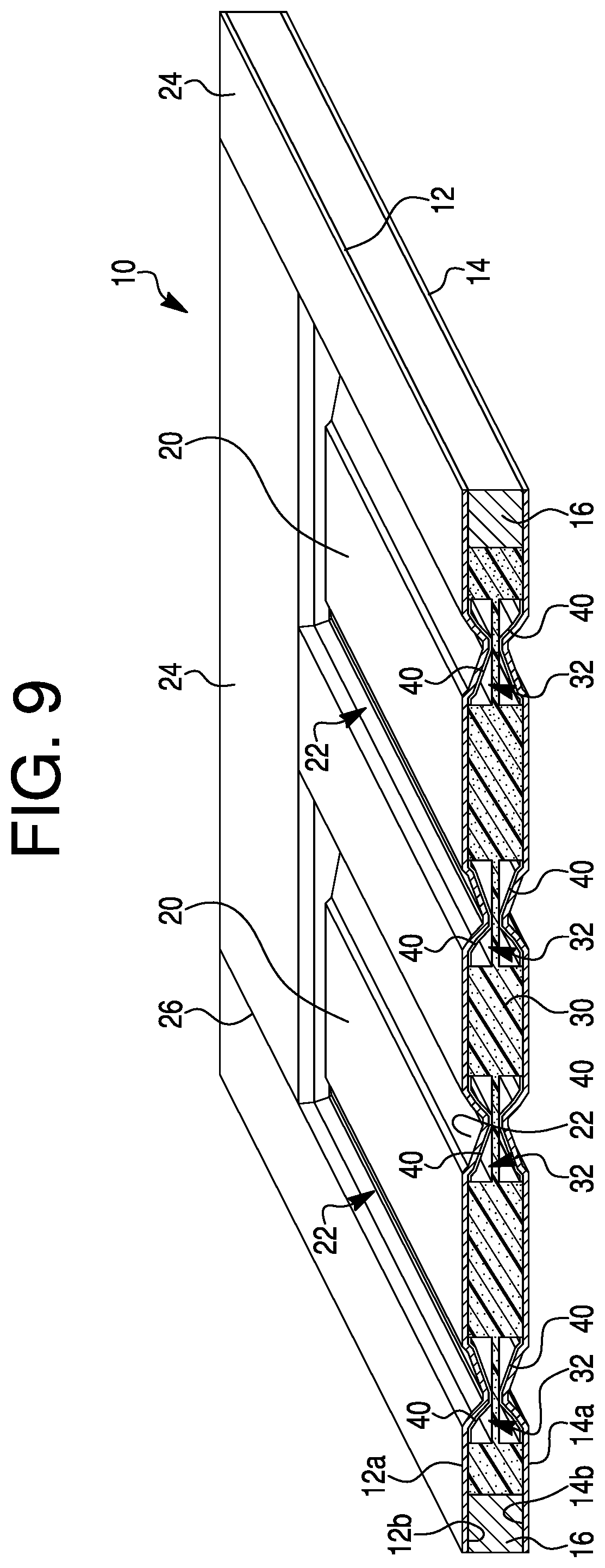 Patent US11781374 Figure 8 – Fire resistant door cores, door skins, and doors including the same