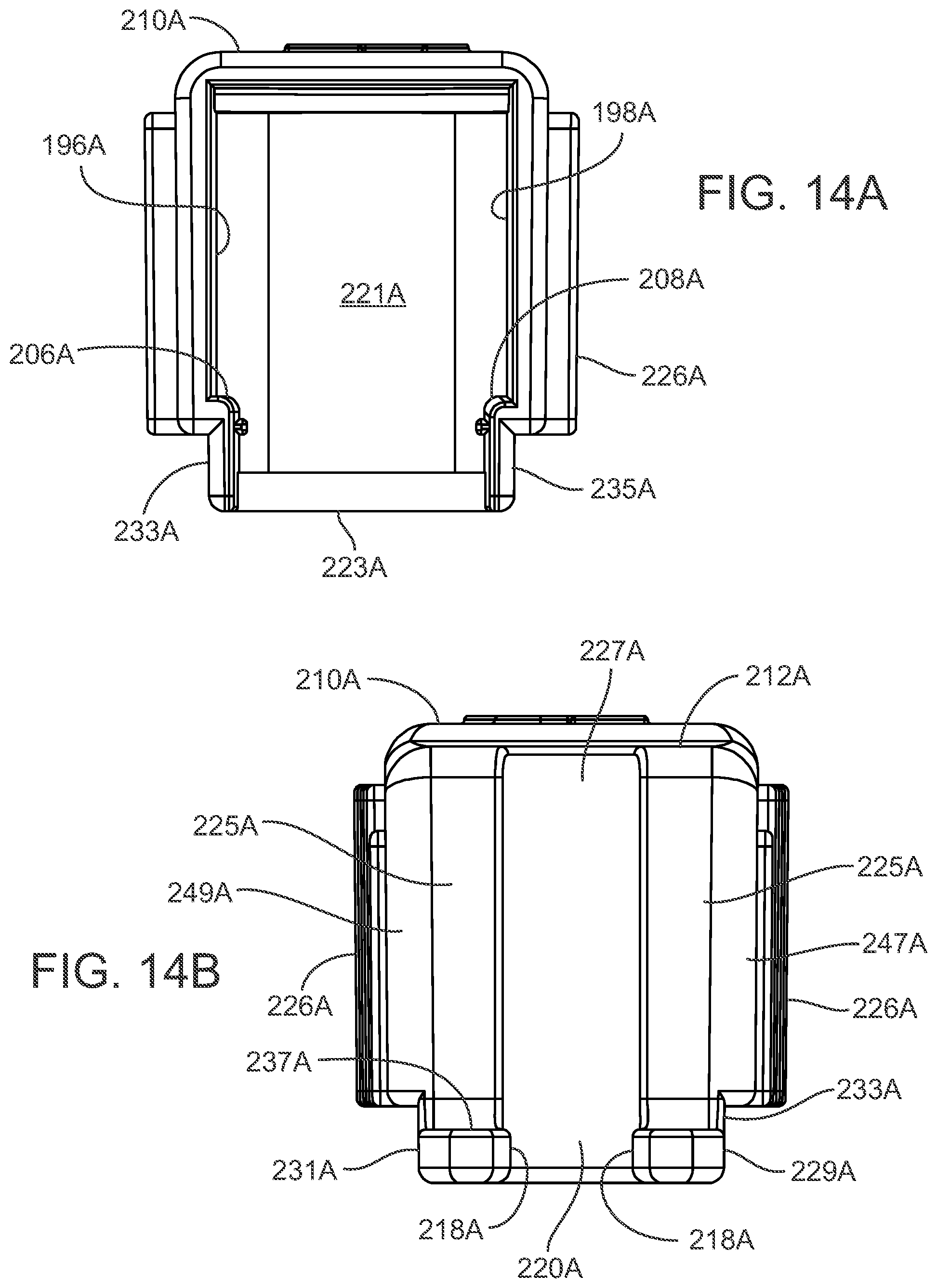 Patent US11781376 Figure 14 – Gated barrier with lift lock