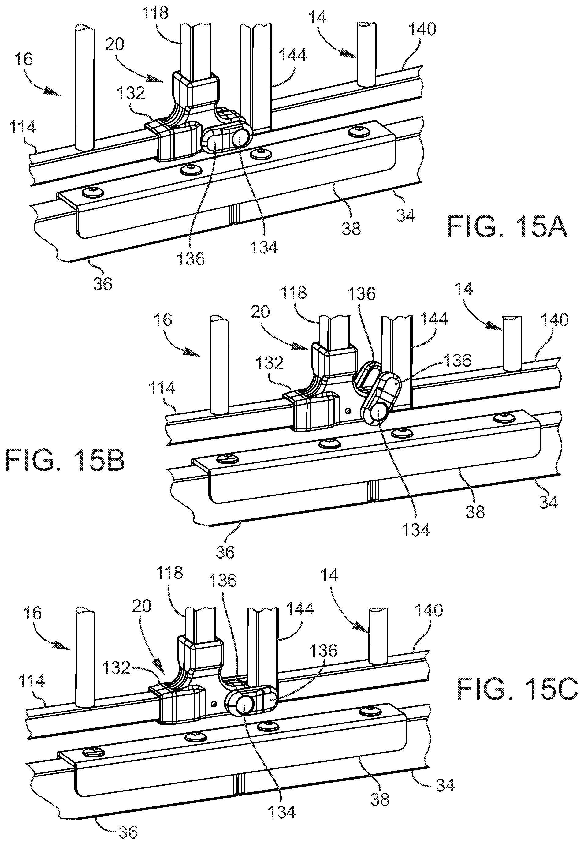 Patent US11781376 Figure 15 – Gated barrier with lift lock