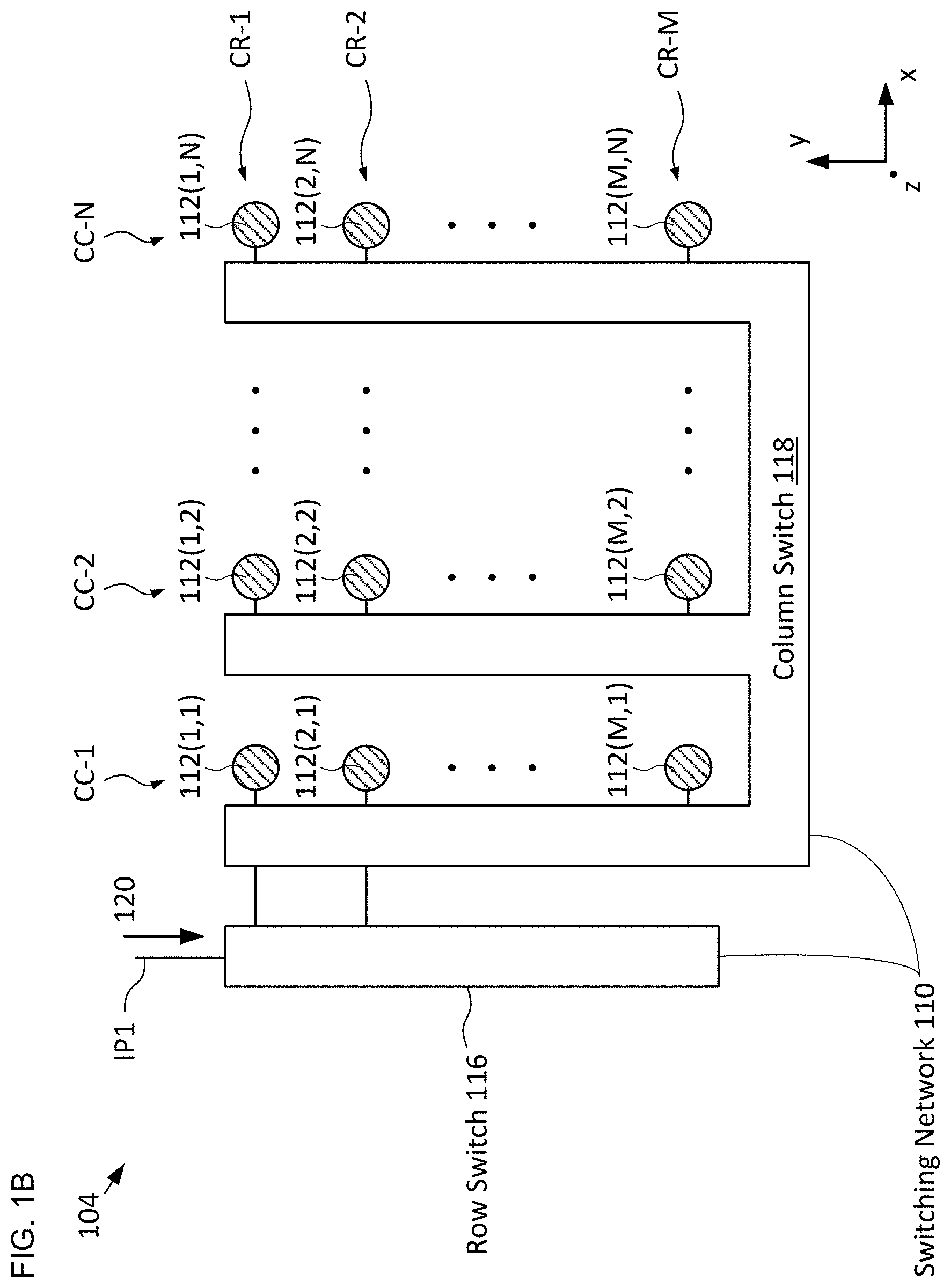 Patent US11781379 Figure 2 – Beam-steering system based on a MEMS-actuated vertical-coupler array