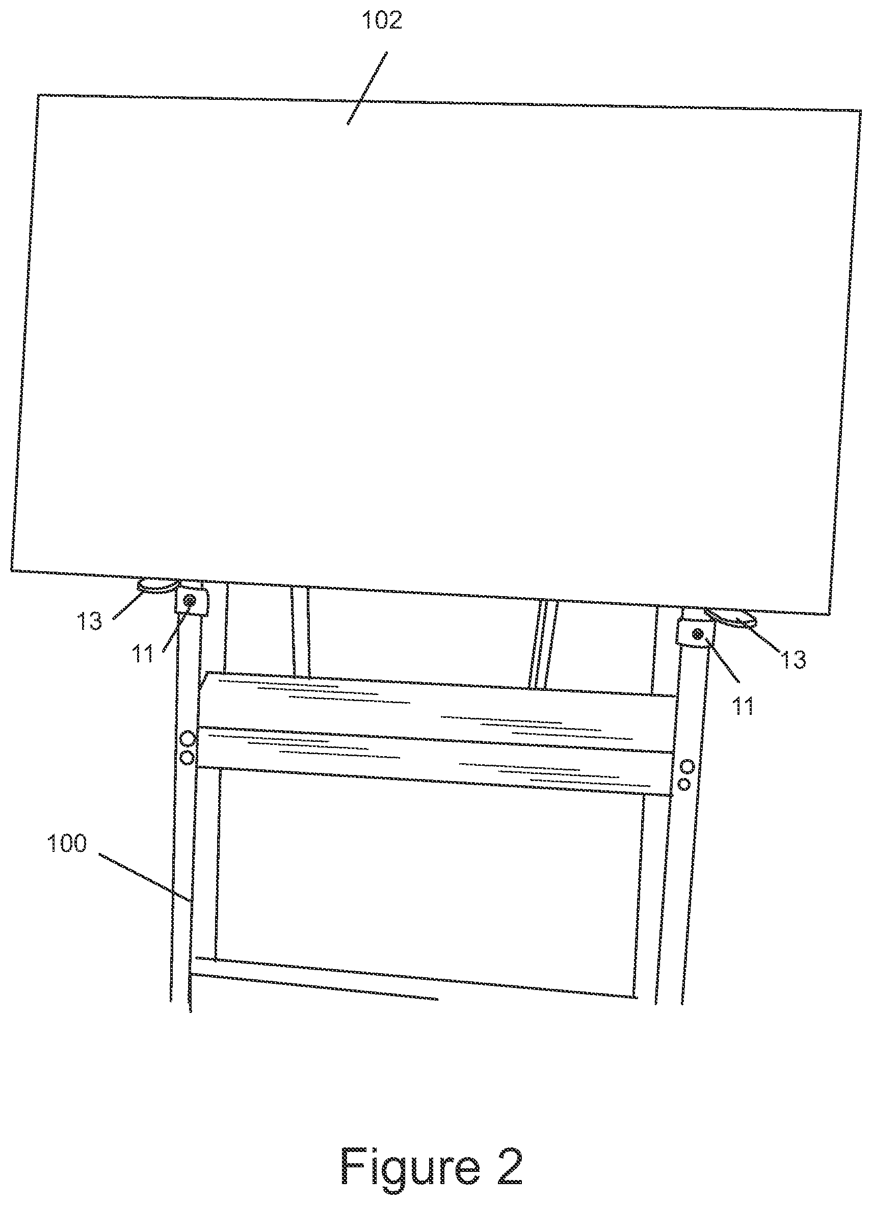Patent US11781380 Figure 2 – Multi use support fixture for use with ladders