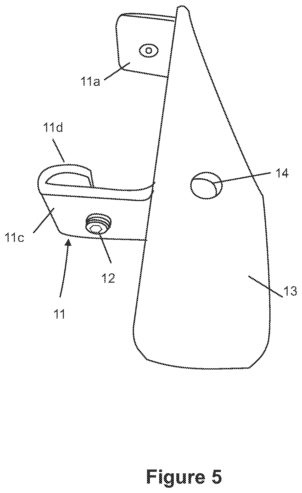 Patent US11781380 Figure 5 – Multi use support fixture for use with ladders