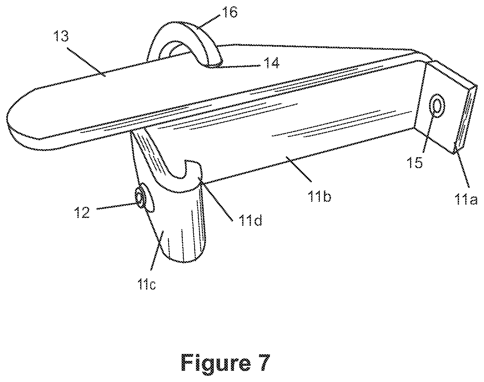 Patent US11781380 Figure 7 – Multi use support fixture for use with ladders