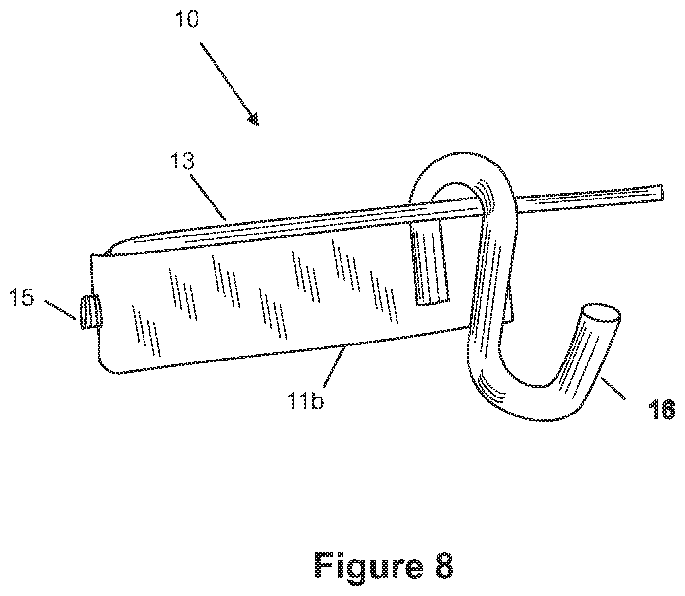 Patent US11781380 Figure 8 – Multi use support fixture for use with ladders