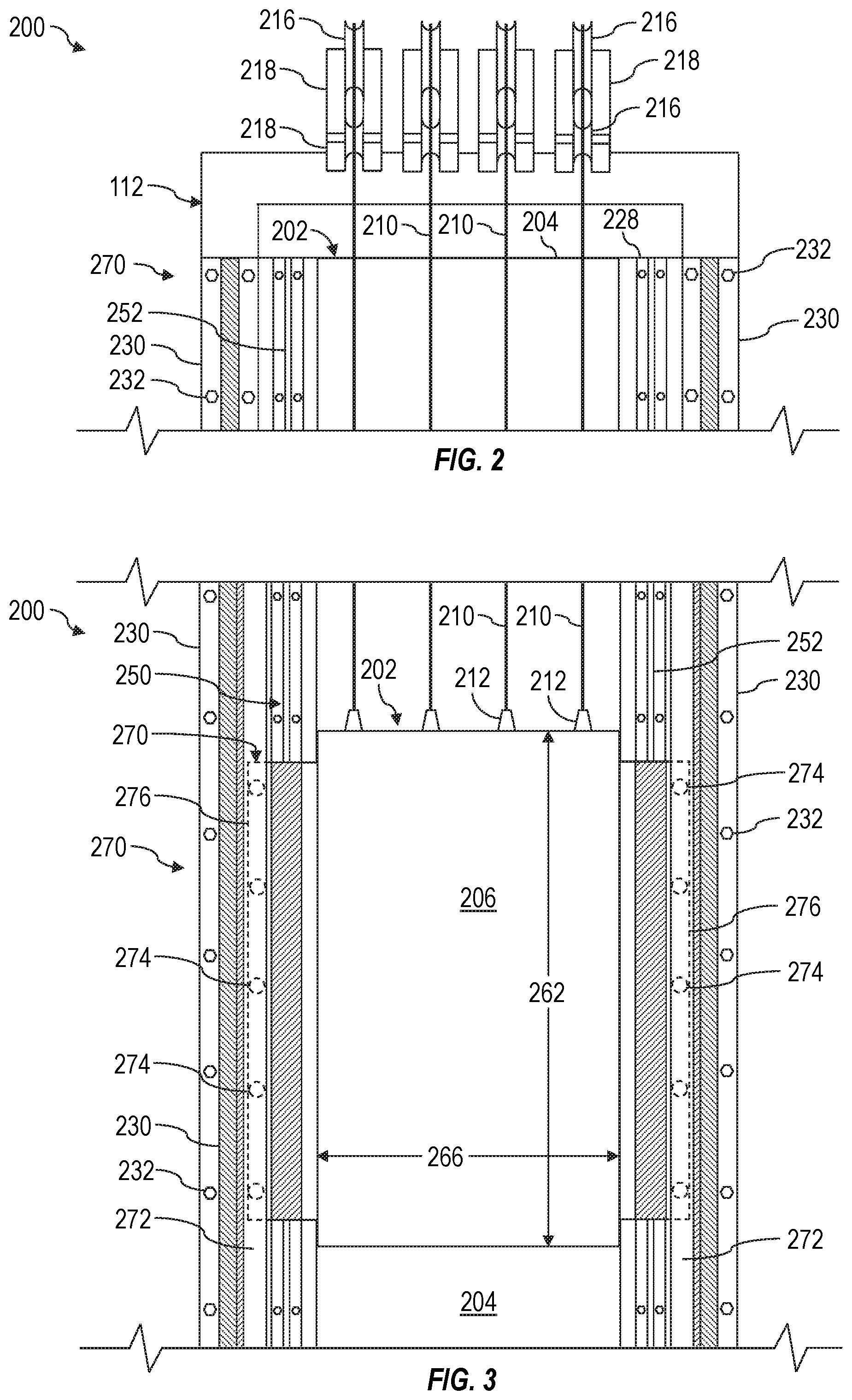 Patent US11781383 Figure 2 – Linear motor hoisting system