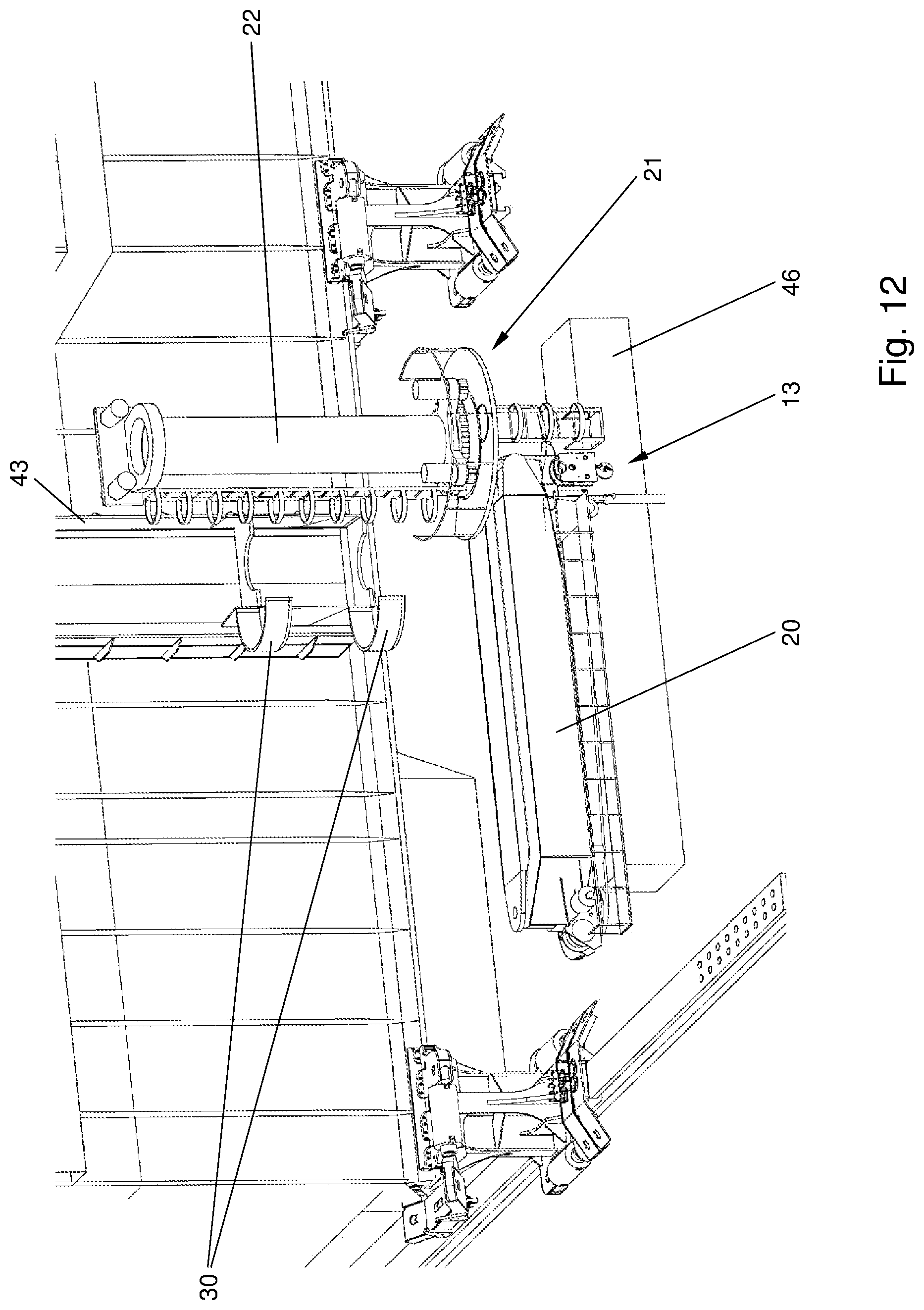 Patent US11781384 Figure 12 – Drilling installation: handling system, method for independent operations