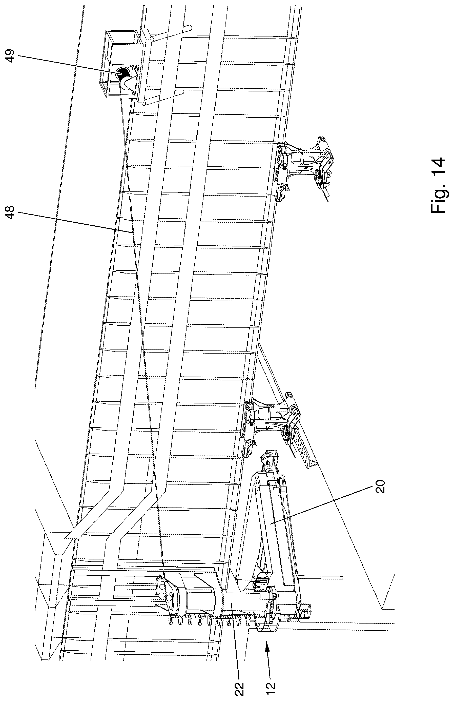 Patent US11781384 Figure 16 – Drilling installation: handling system, method for independent operations