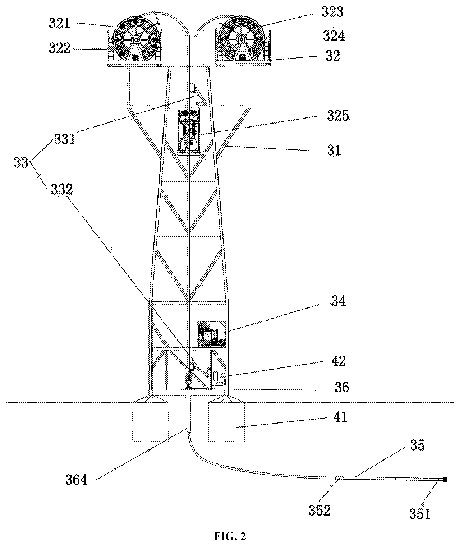 Patent US11781385 Figure 2 – Subsea coiled tubing drilling system and subsea drilling device thereof