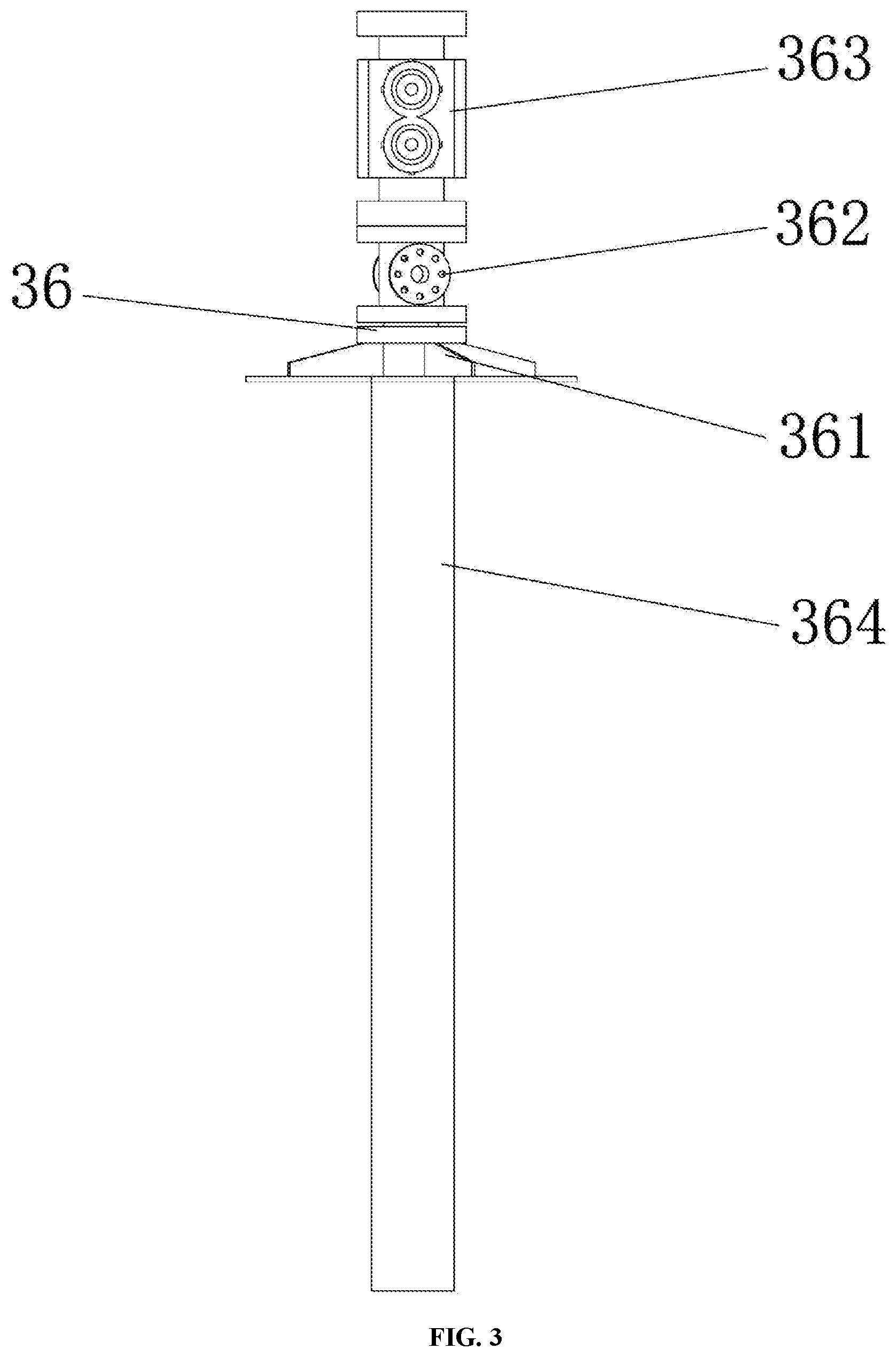 Patent US11781385 Figure 3 – Subsea coiled tubing drilling system and subsea drilling device thereof