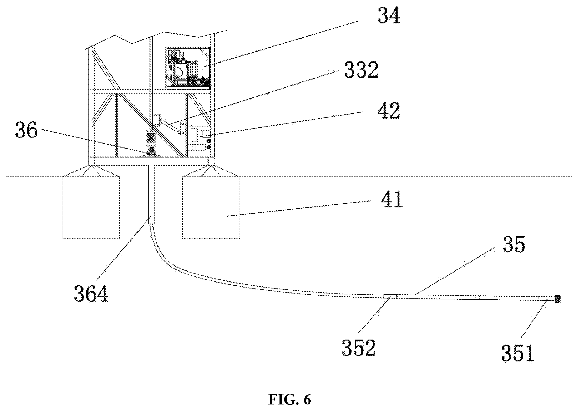 Patent US11781385 Figure 5 – Subsea coiled tubing drilling system and subsea drilling device thereof