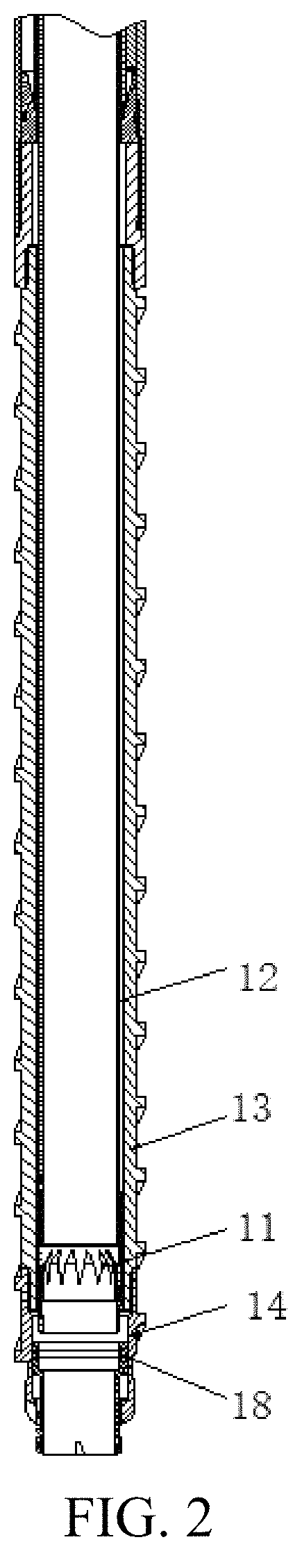Patent US11781390 Figure 2 – Fidelity retaining type coring device for rock sample