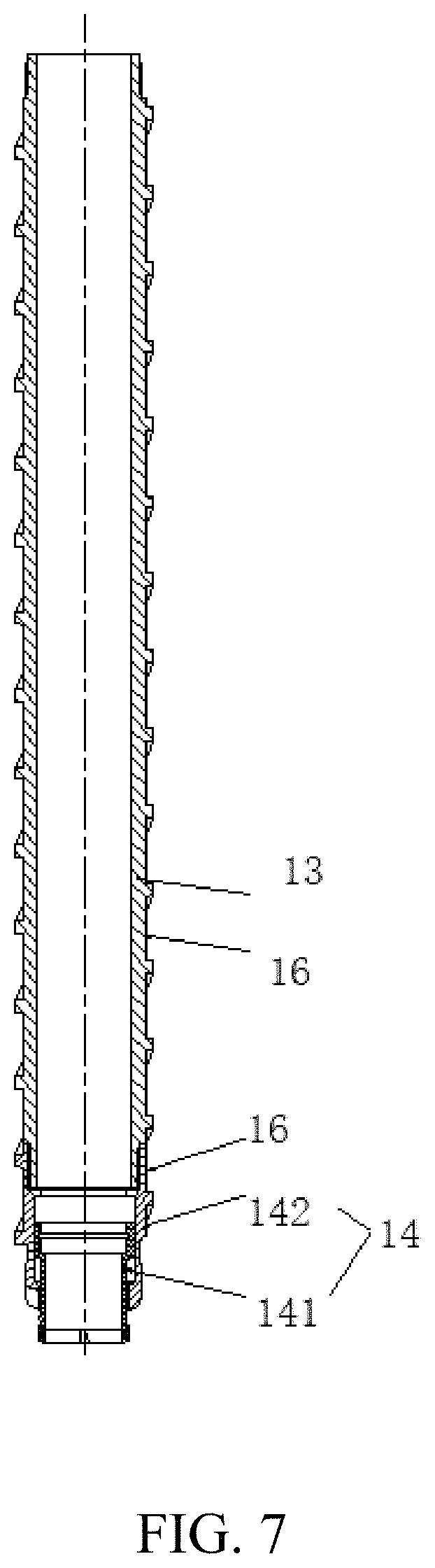 Patent US11781390 Figure 6 – Fidelity retaining type coring device for rock sample