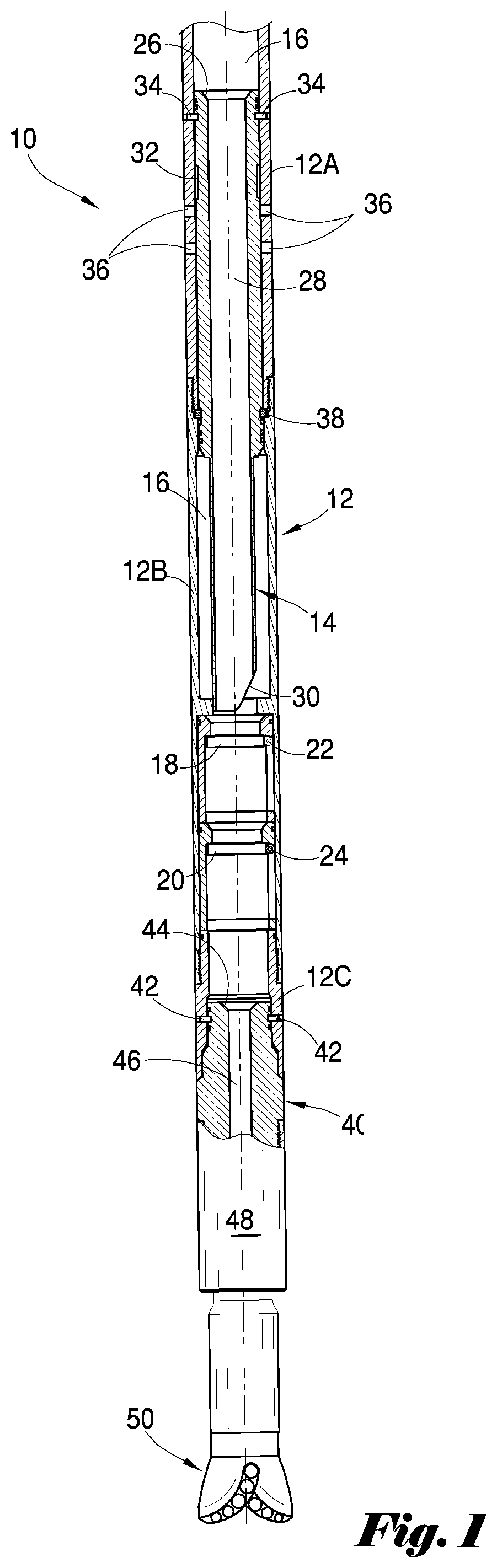 Patent US11781392 Figure 1 – Integrated milling and production device