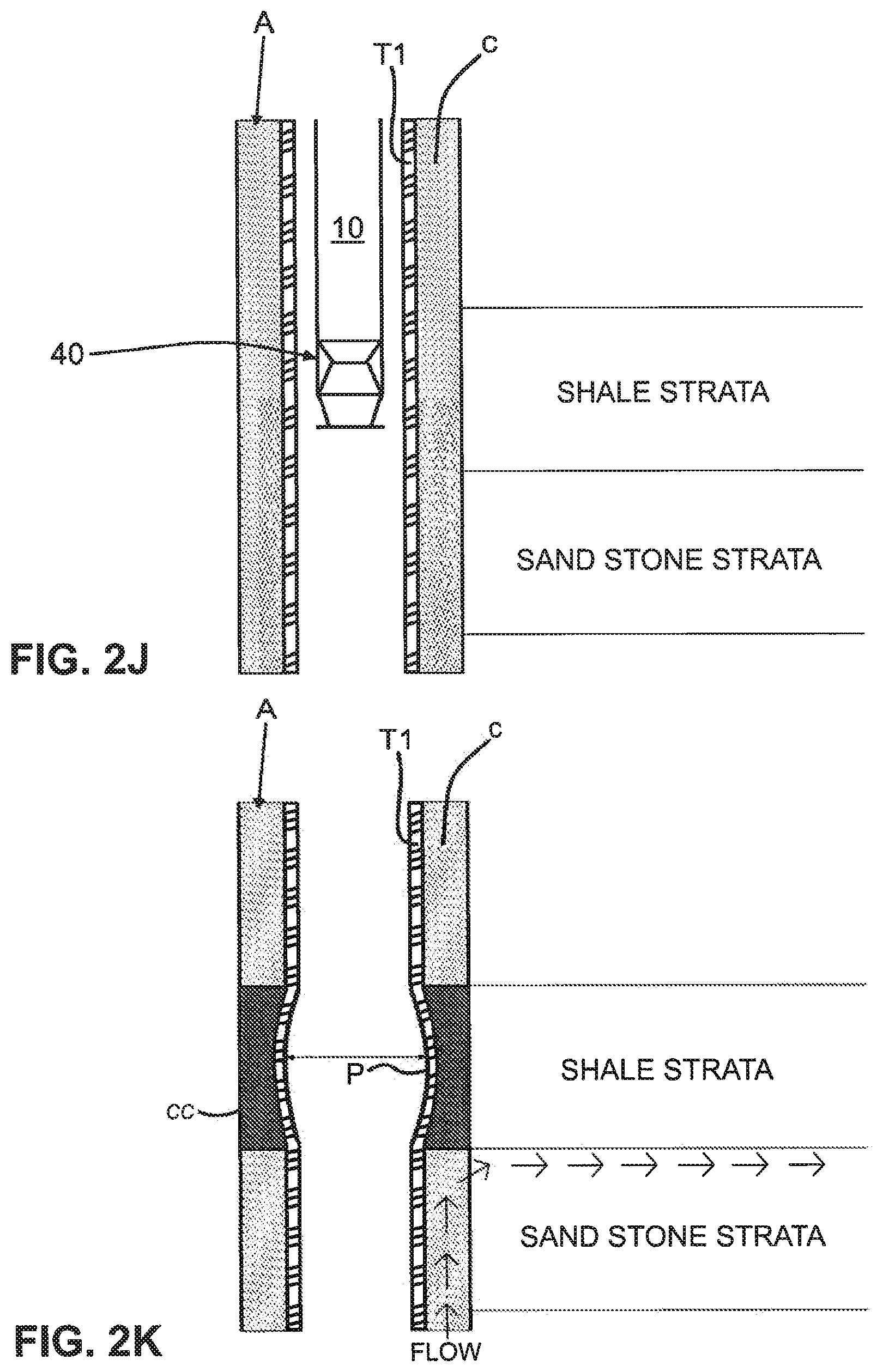 Patent US11781393 Figure 8 – Explosive downhole tools having improved wellbore conveyance and debris properties, methods of using the explosive downhole tools in a wellbore, and explosive units for explosive column tools
