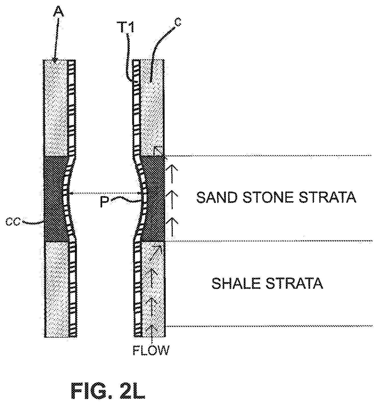 Patent US11781393 Figure 9 – Explosive downhole tools having improved wellbore conveyance and debris properties, methods of using the explosive downhole tools in a wellbore, and explosive units for explosive column tools
