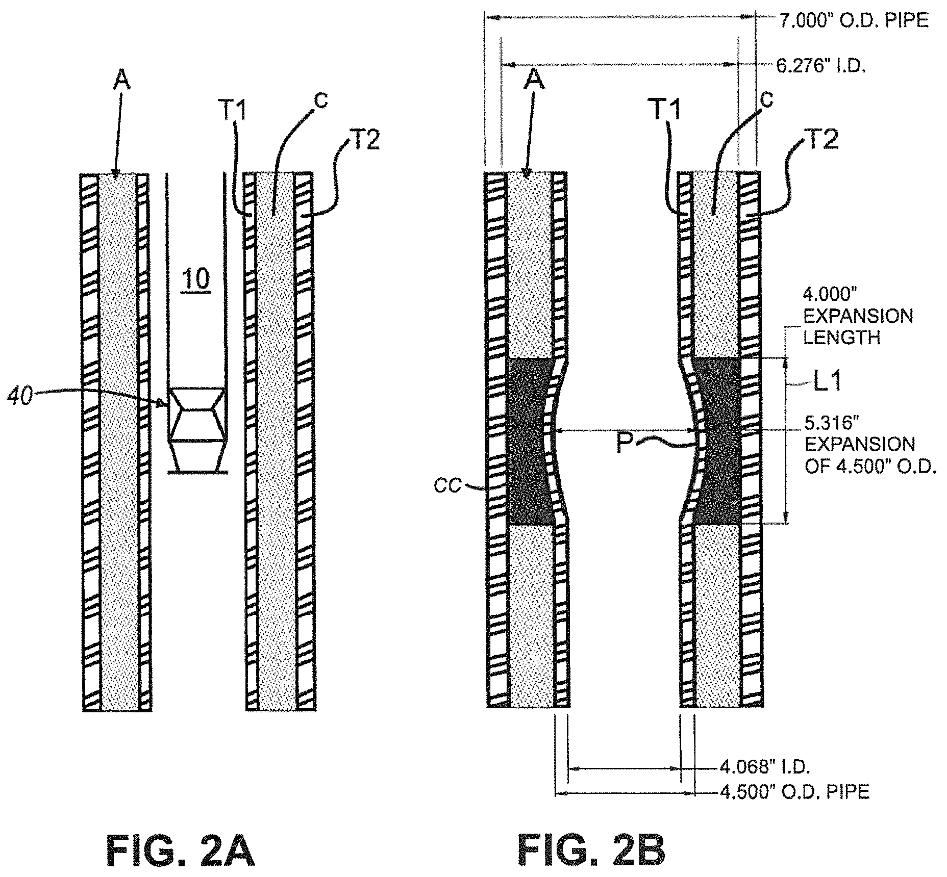 Patent US11781394 Figure 2 – Shaped charge assembly, explosive units, and methods for selectively expanding wall of a tubular