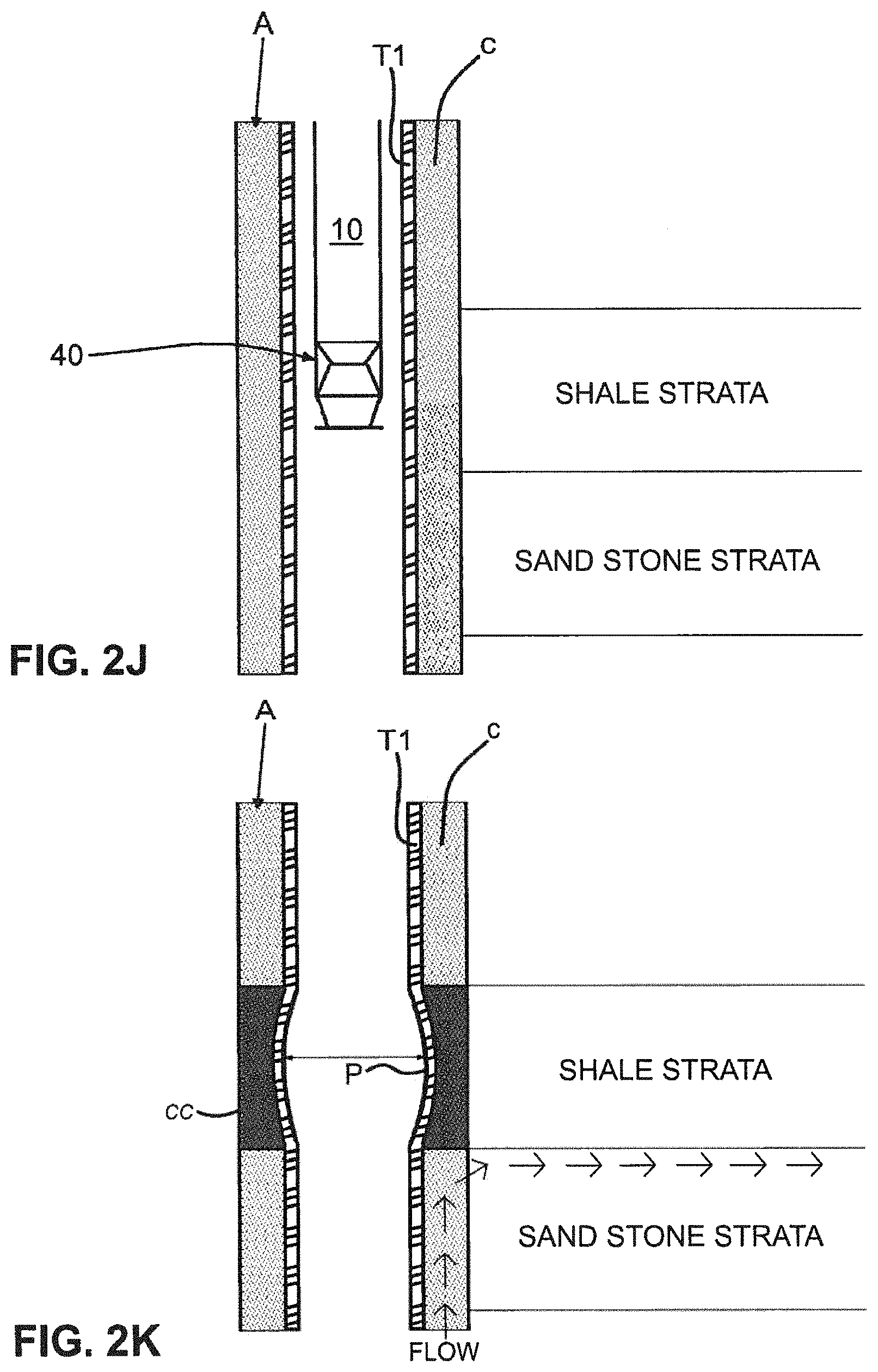 Patent US11781394 Figure 8 – Shaped charge assembly, explosive units, and methods for selectively expanding wall of a tubular
