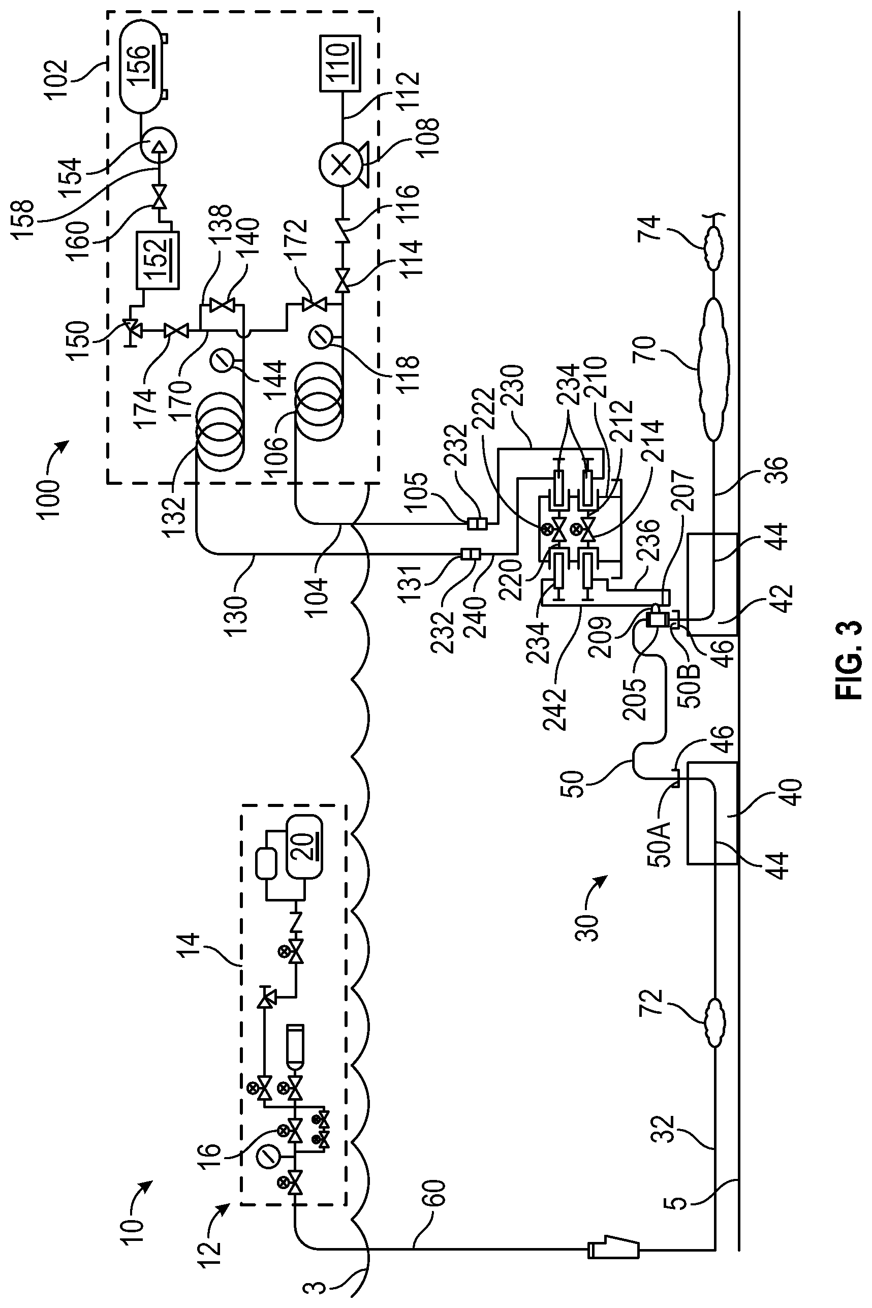 Patent US11781395 Figure 3 – Systems and methods for identifying blockages in subsea conduits