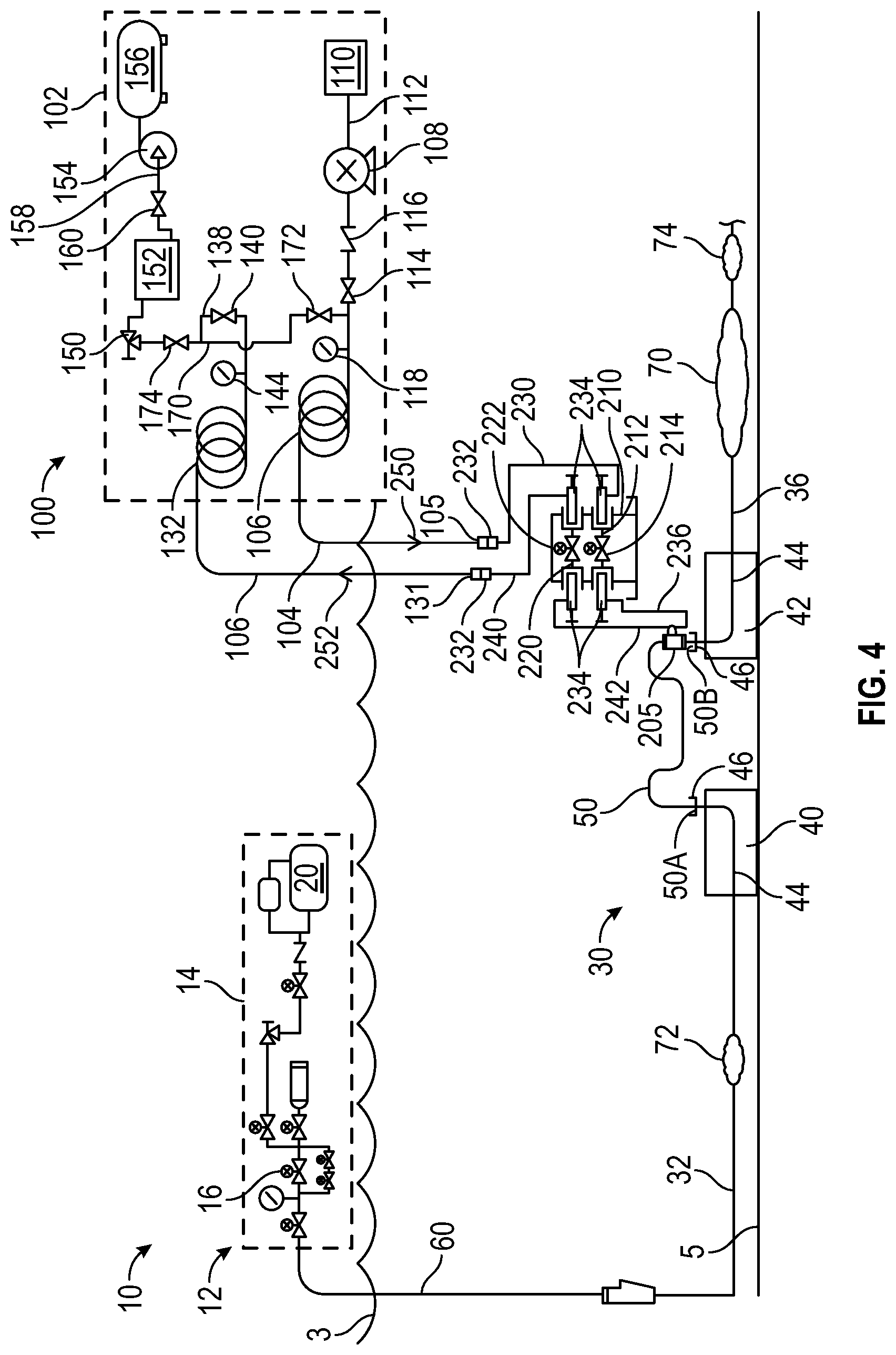 Patent US11781395 Figure 4 – Systems and methods for identifying blockages in subsea conduits