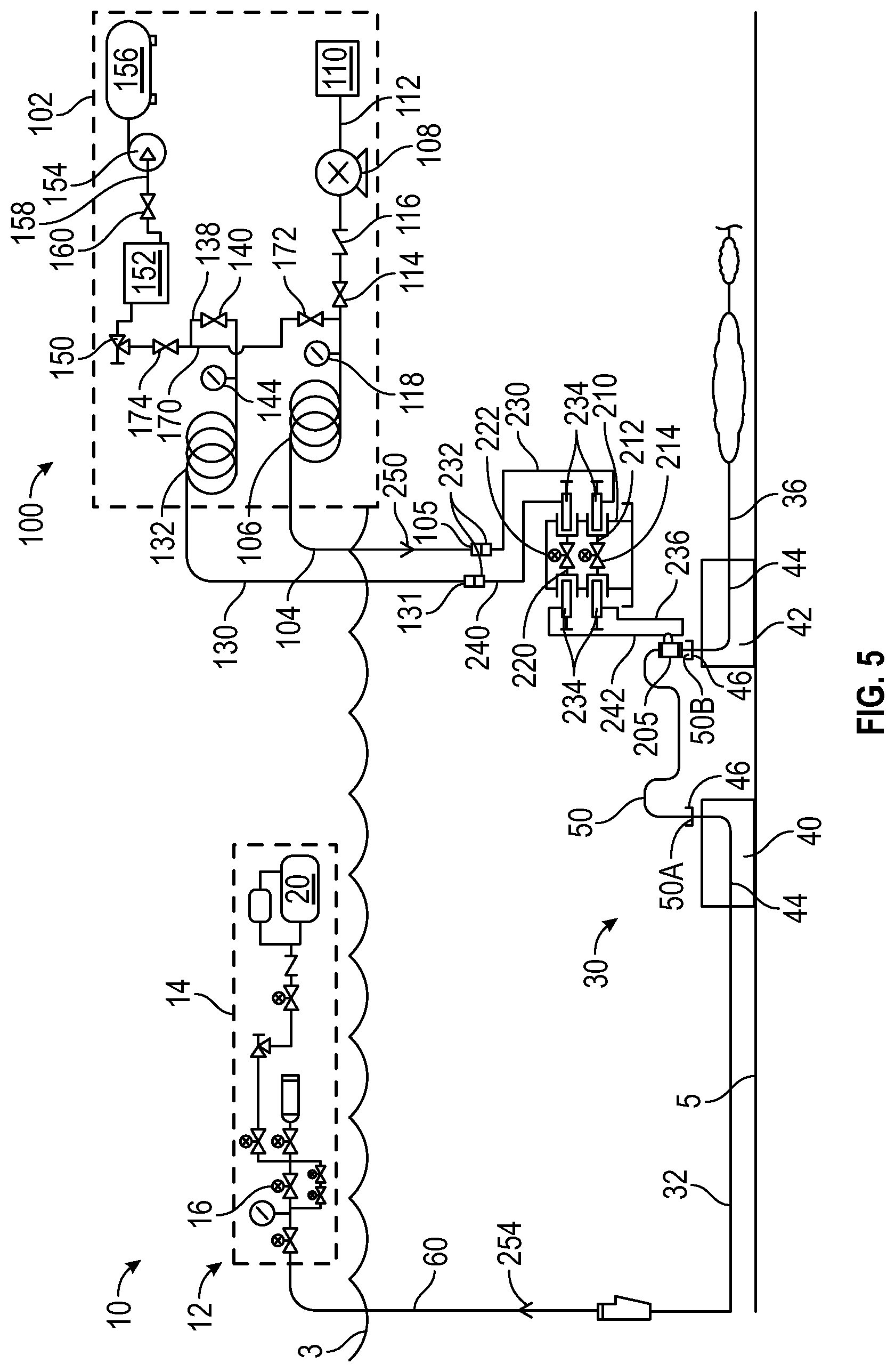 Patent US11781395 Figure 5 – Systems and methods for identifying blockages in subsea conduits