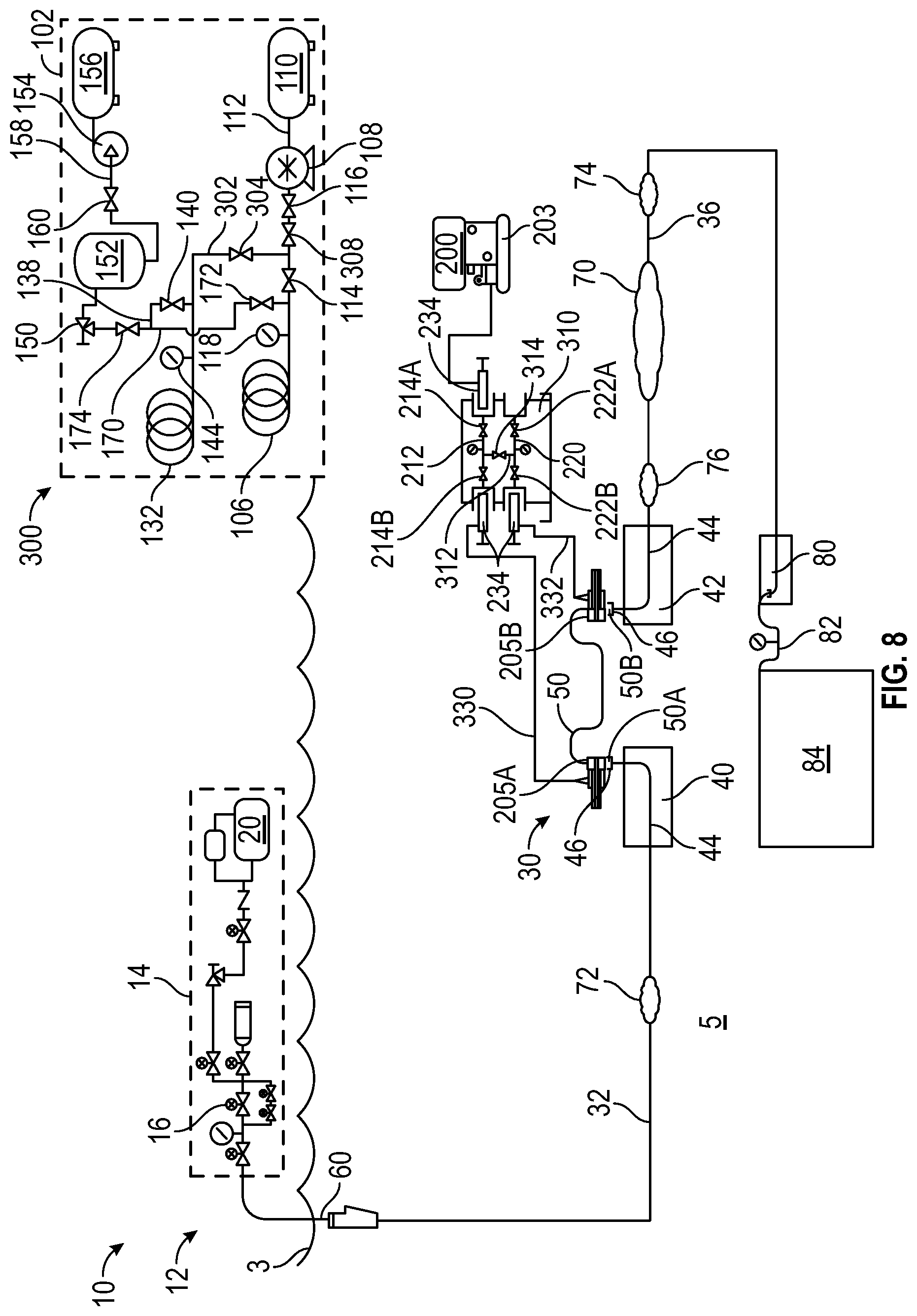 Patent US11781395 Figure 8 – Systems and methods for identifying blockages in subsea conduits