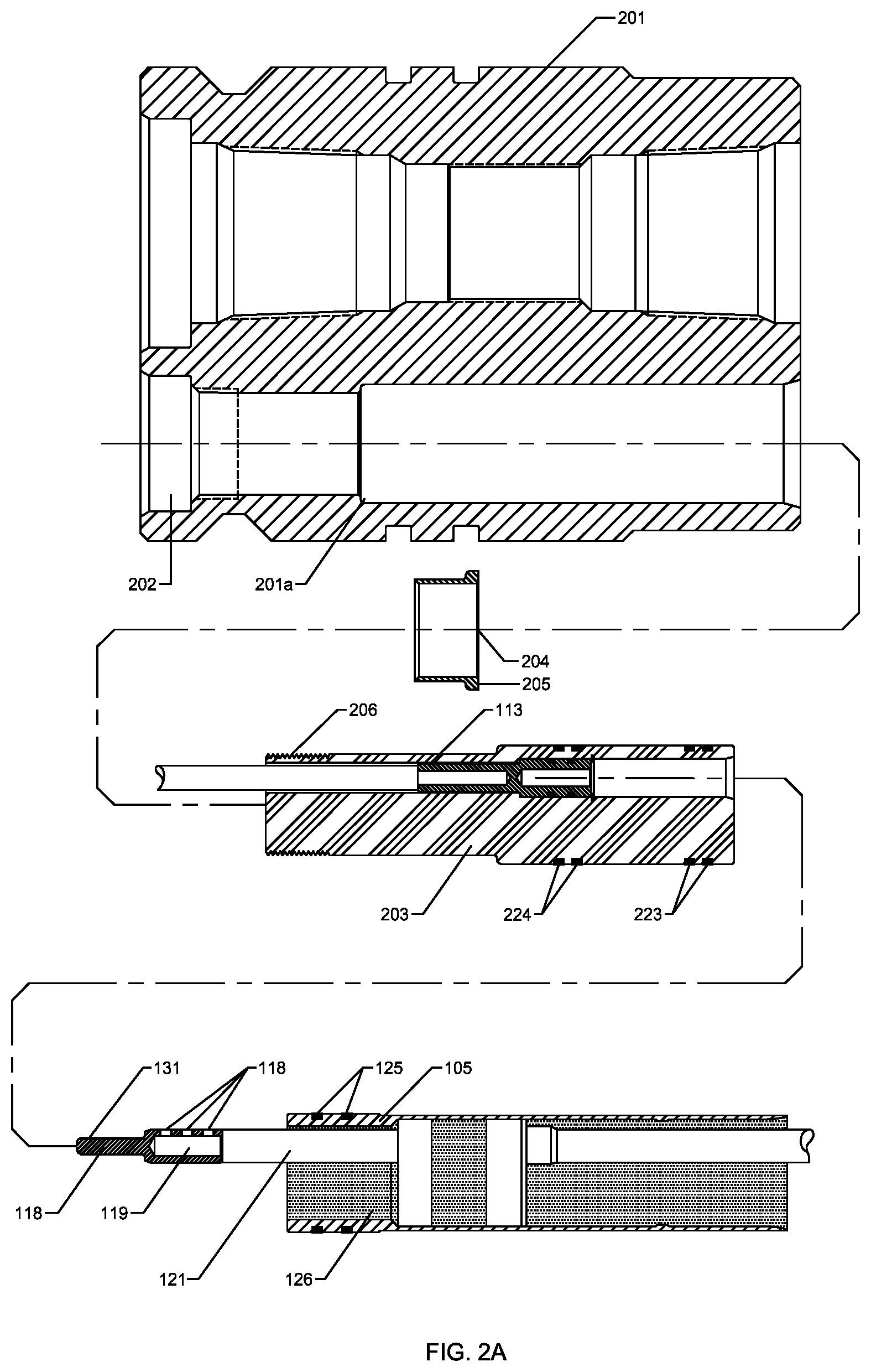 Patent US11781396 Figure 4 – Disconnectable pressure-preserving electrical connector and method of installation