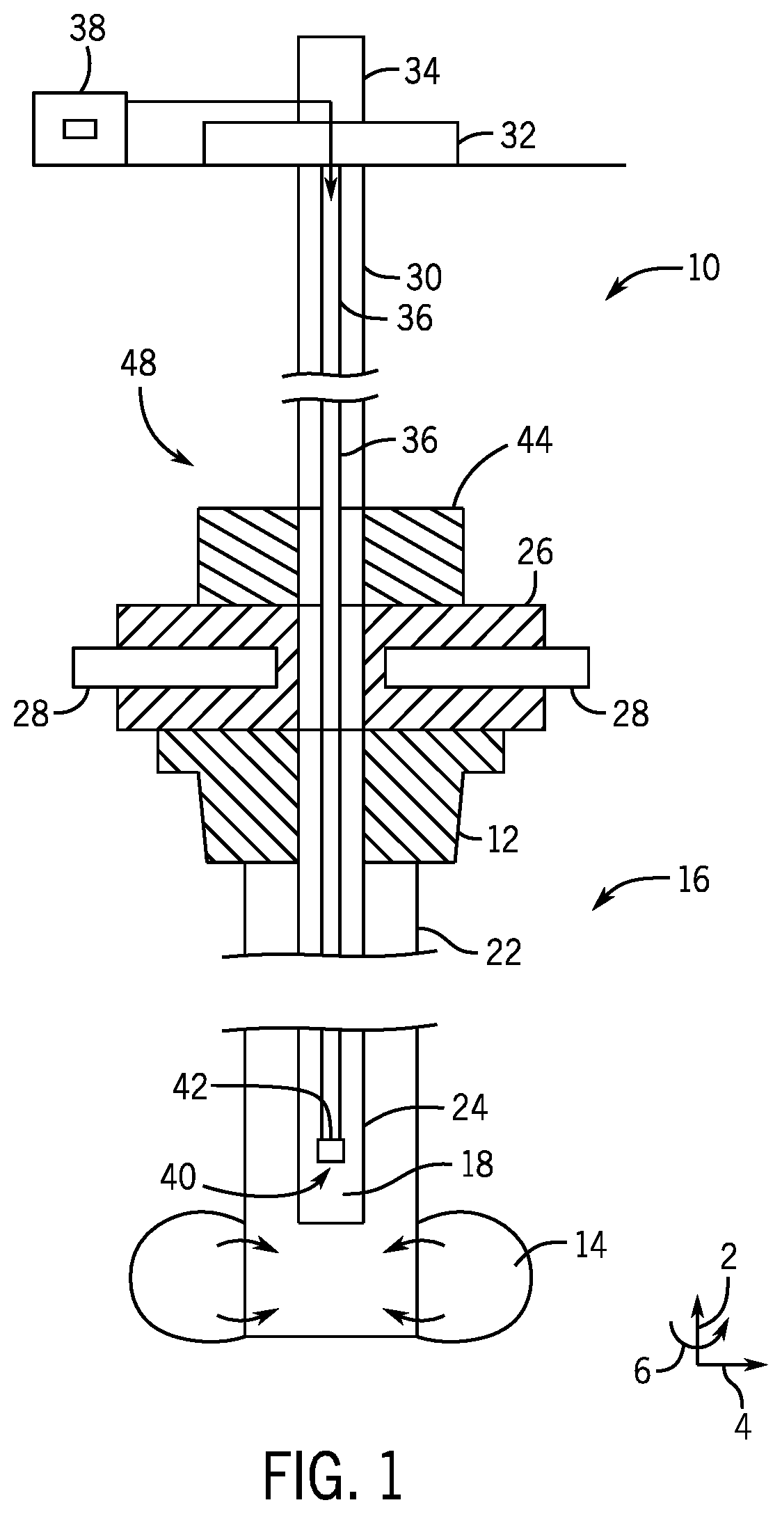 Patent US11781398 Figure 1 – Rotating control device system