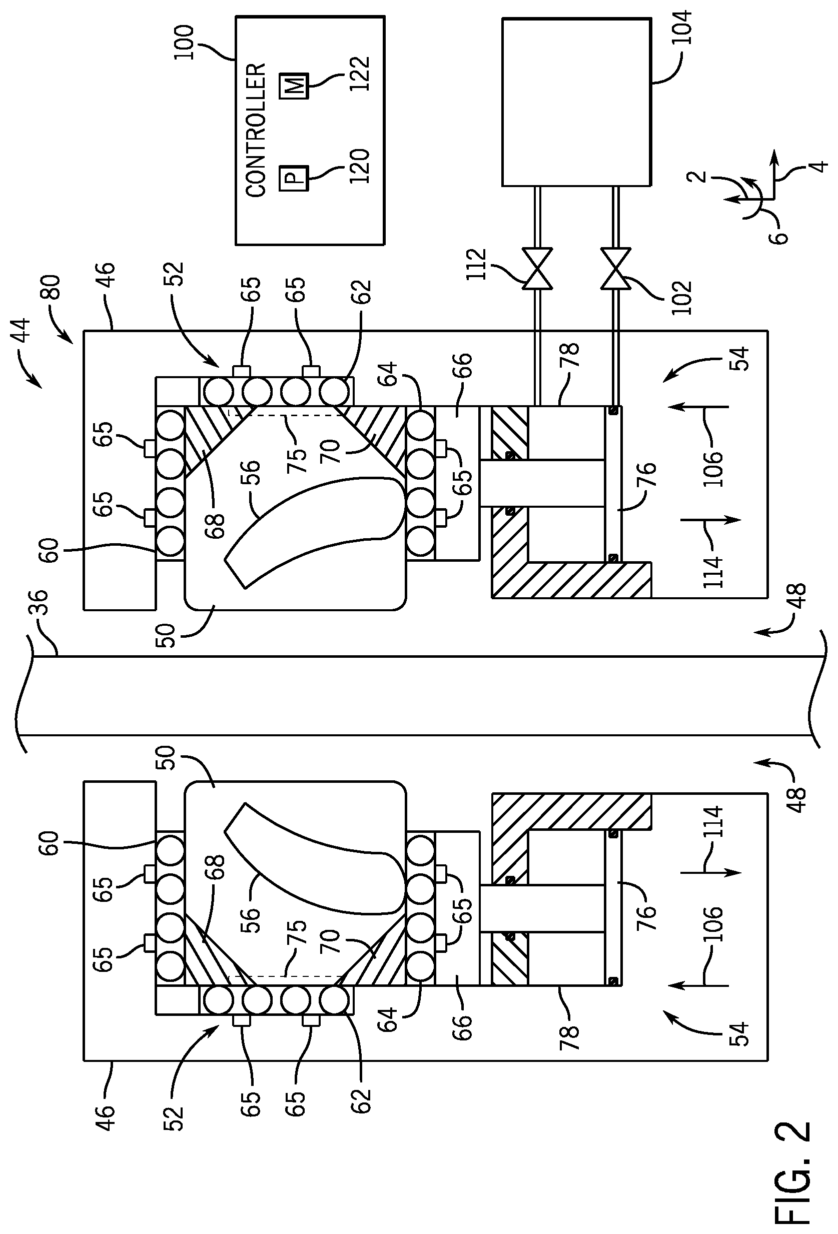 Patent US11781398 Figure 2 – Rotating control device system