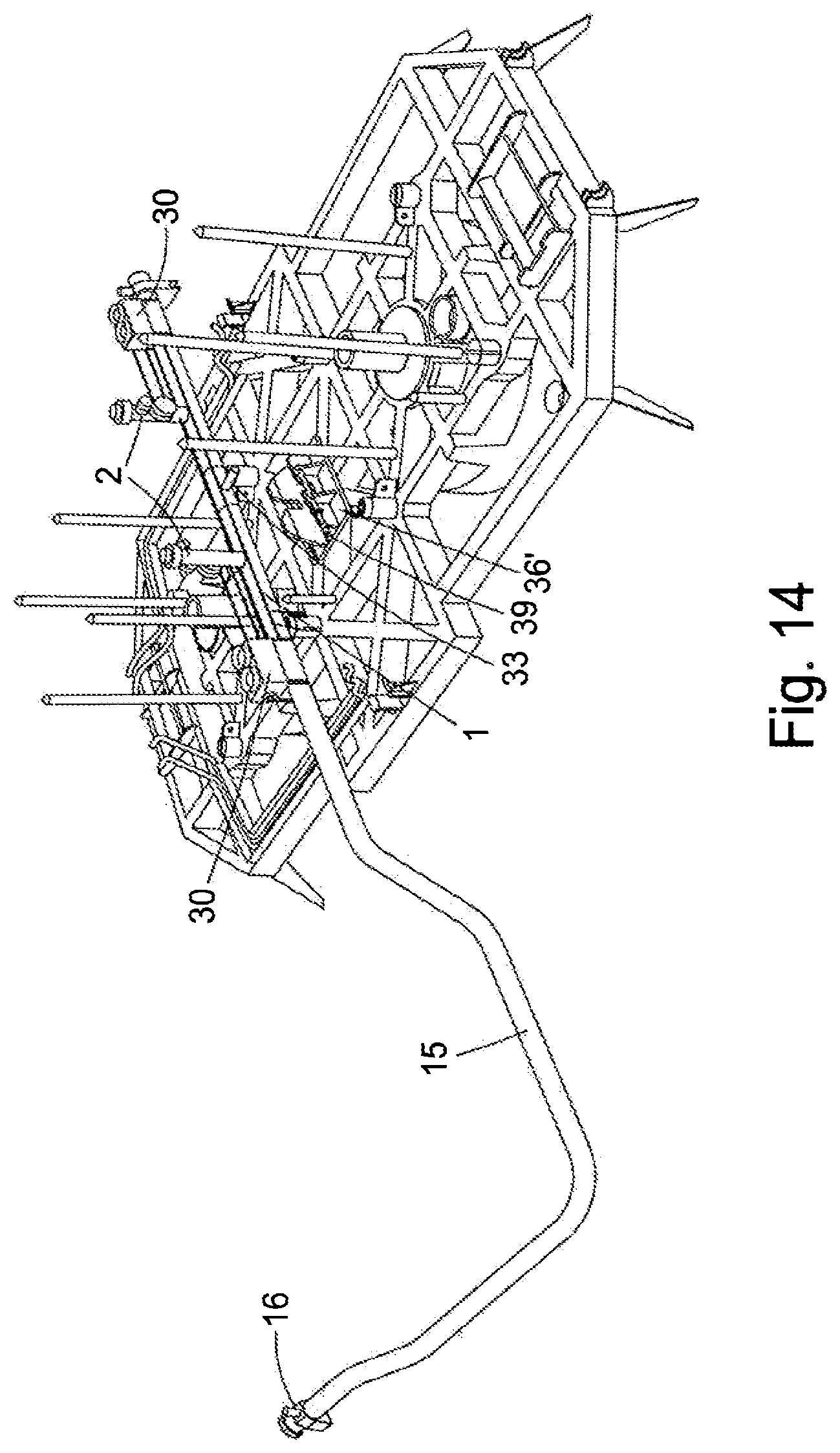 Patent US11781401 Figure 11 – Tie-in of subsea pipeline