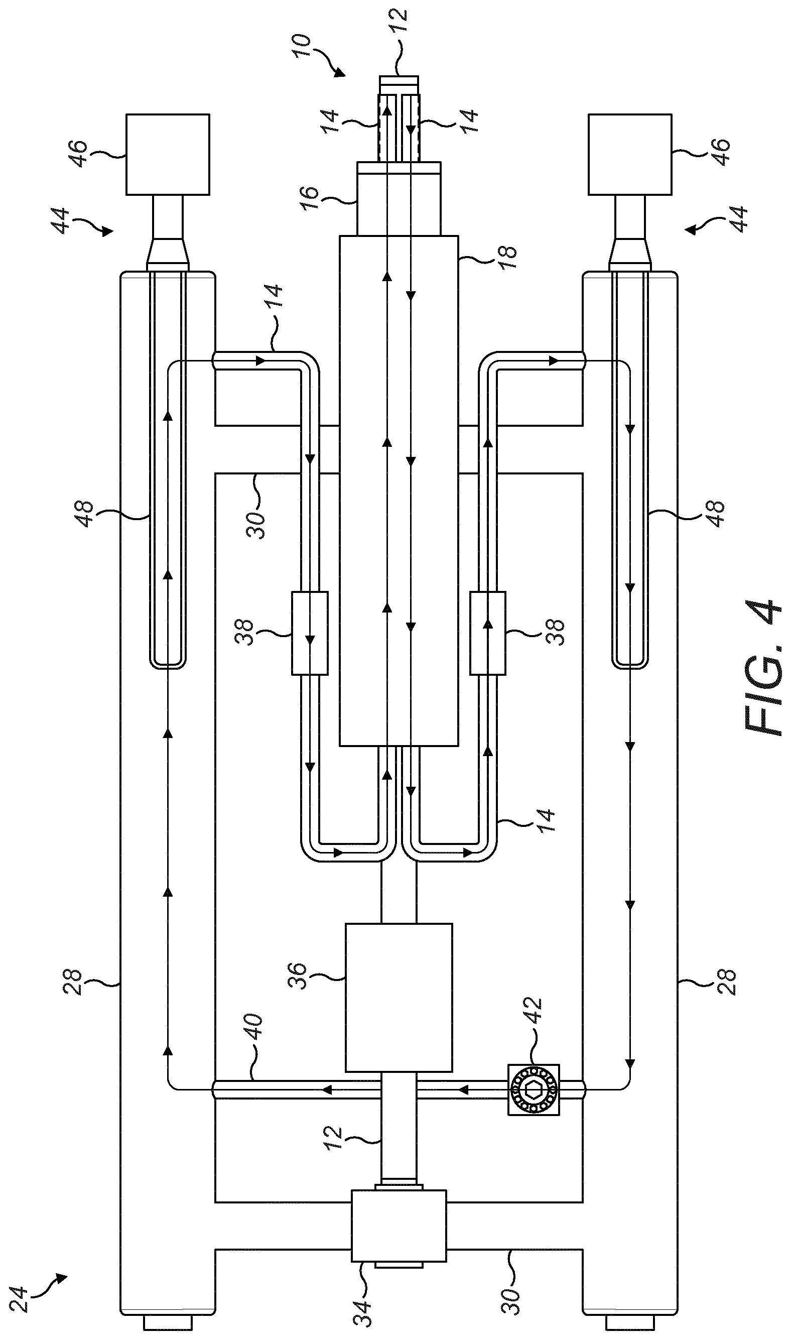 Patent US11781402 Figure 3 – Integrated towhead and fluid processing system