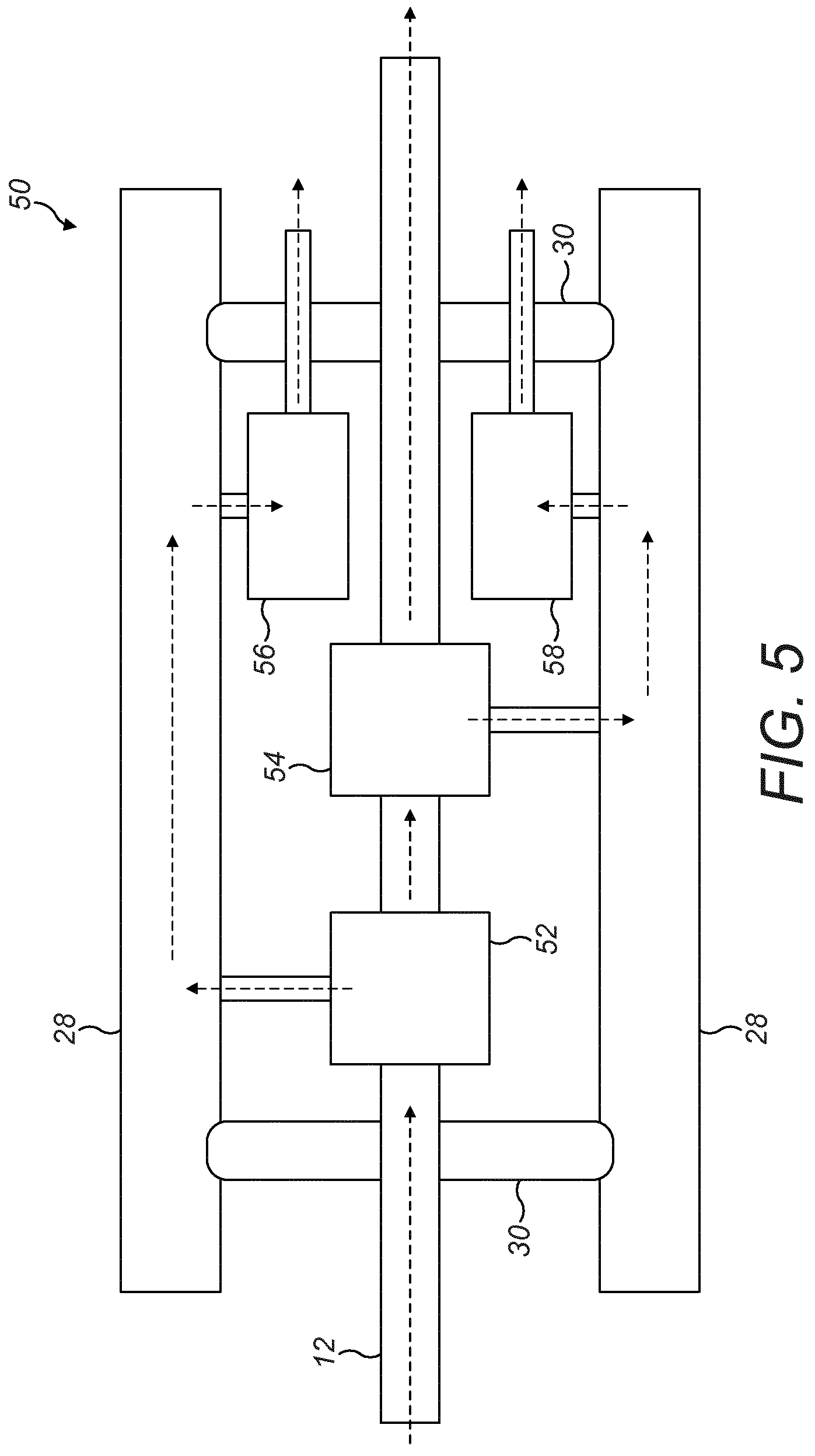 Patent US11781402 Figure 4 – Integrated towhead and fluid processing system