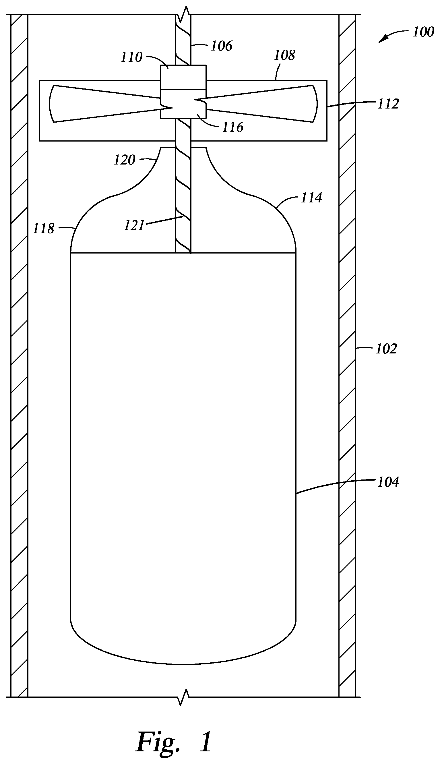 Patent US11781403 Figure 1 – Perforation tool with propulsion