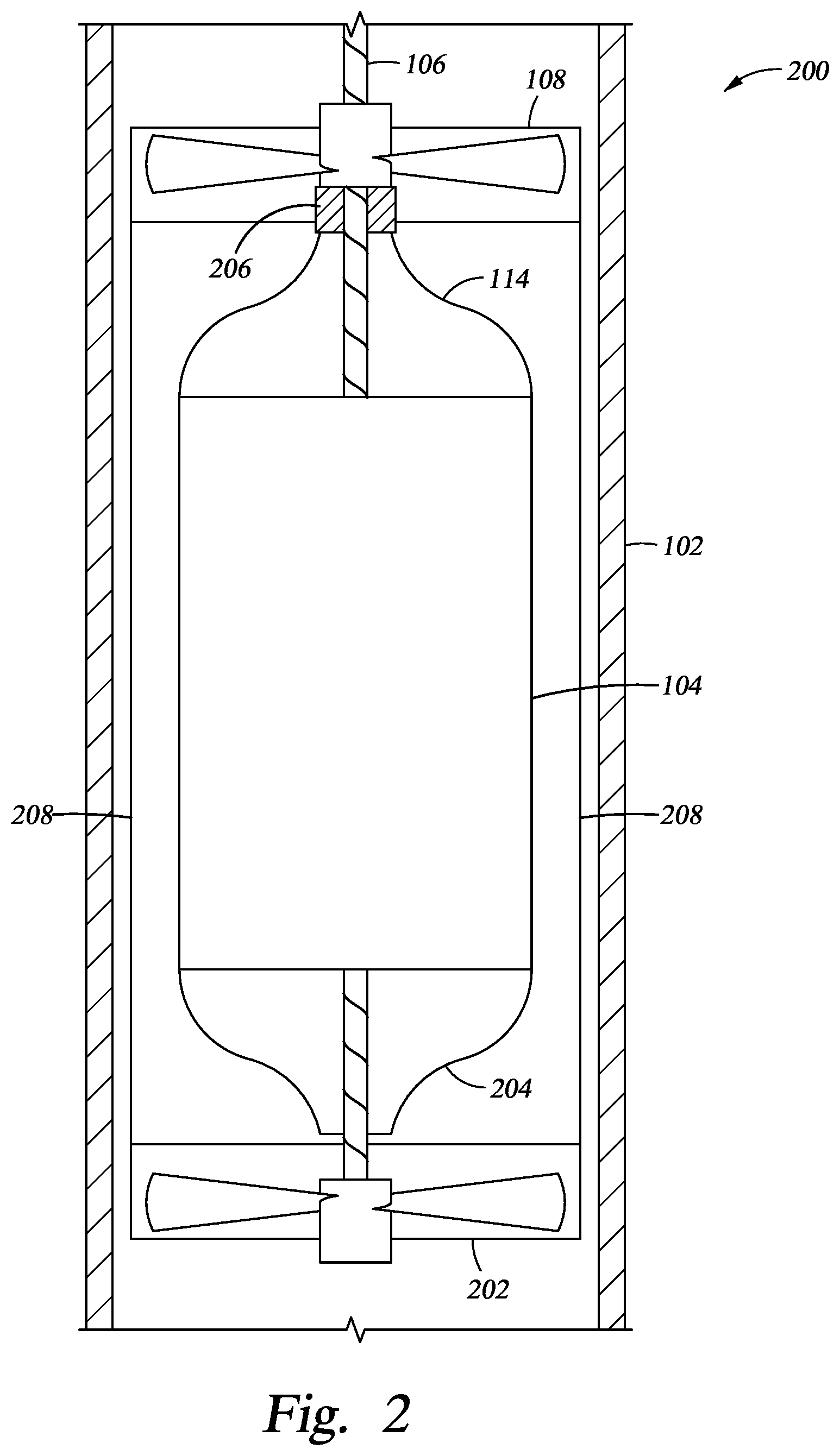 Patent US11781403 Figure 2 – Perforation tool with propulsion