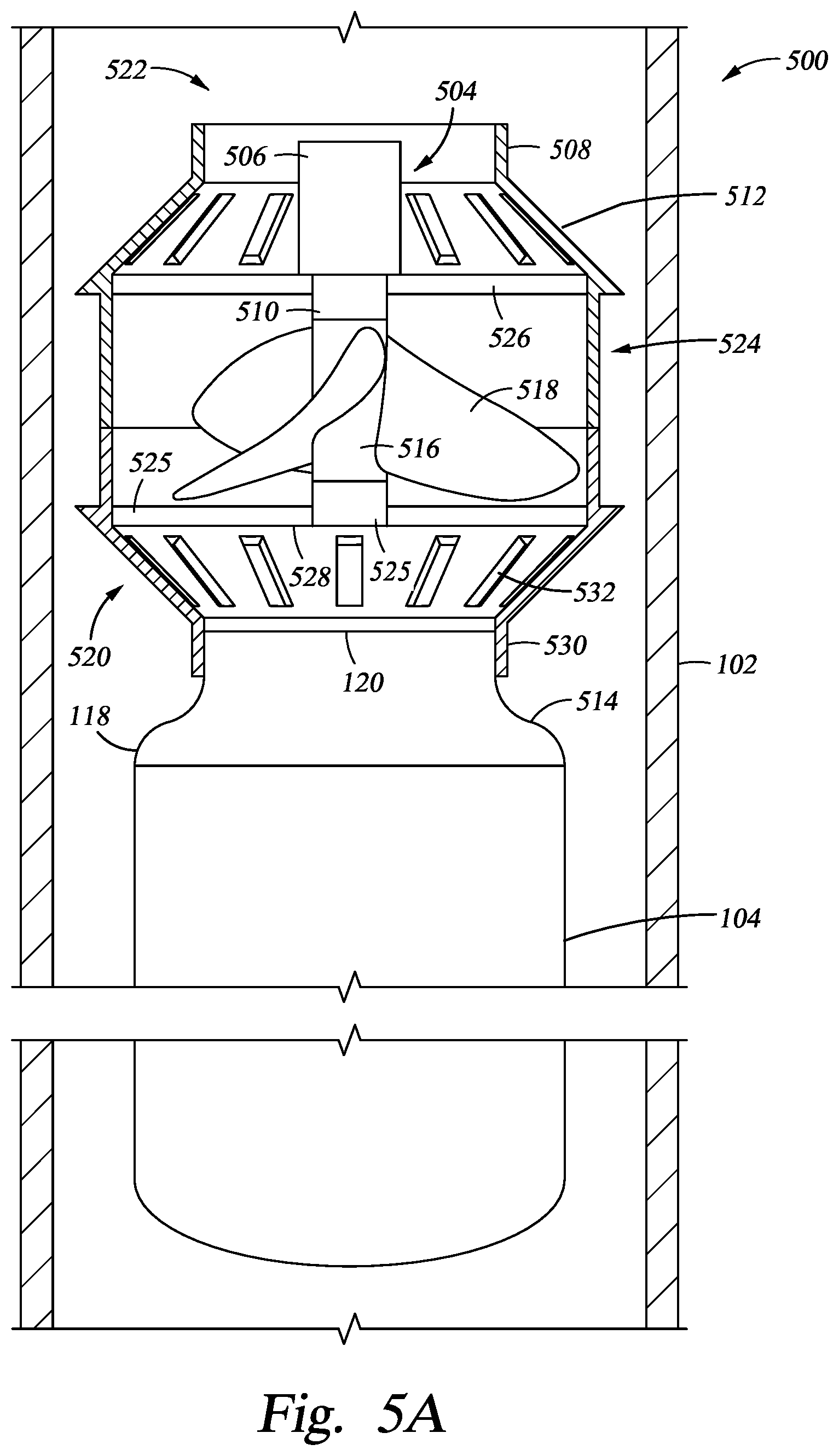 Patent US11781403 Figure 5 – Perforation tool with propulsion