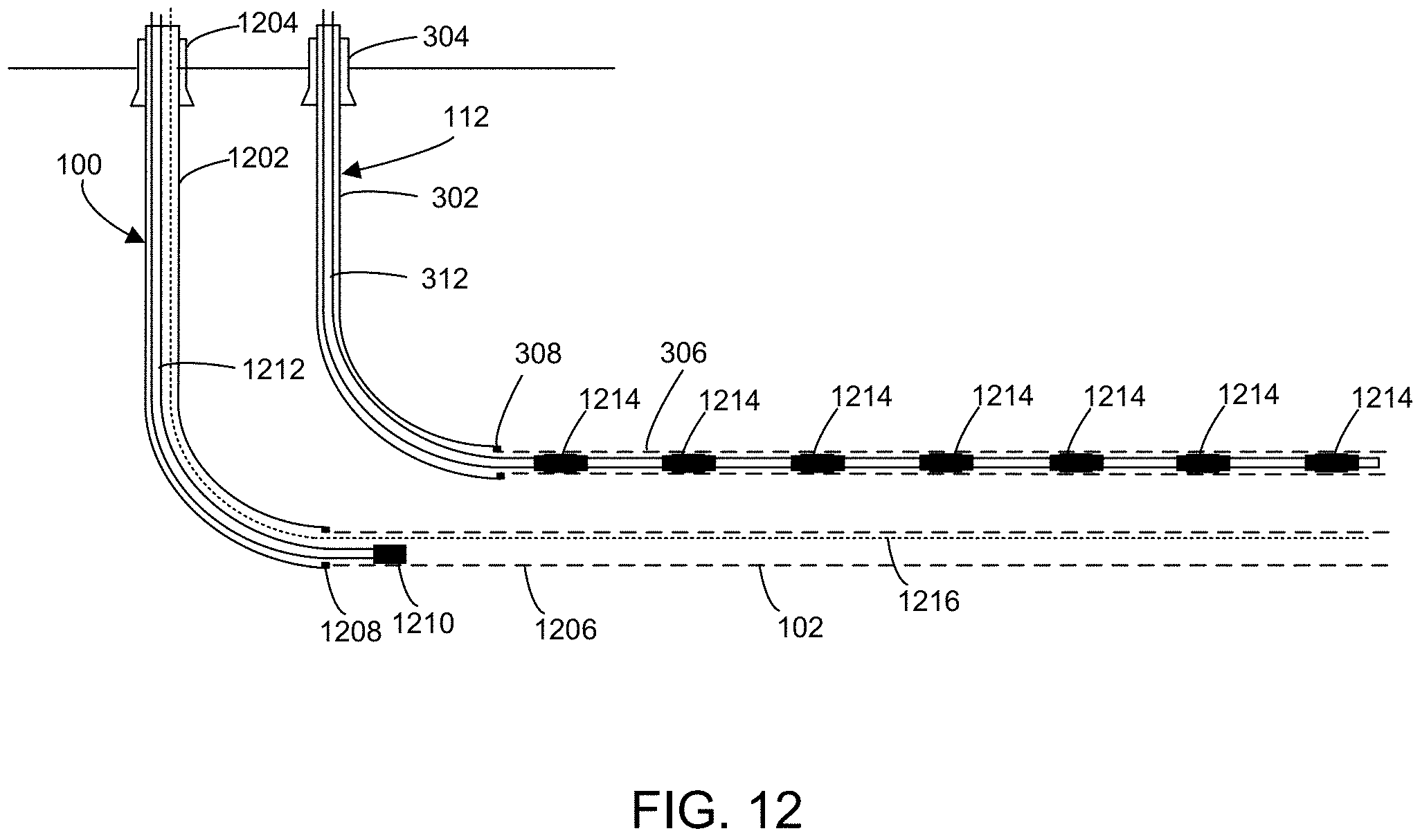 Patent US11781404 Figure 7 – Fluid flow control in a hydrocarbon recovery operation