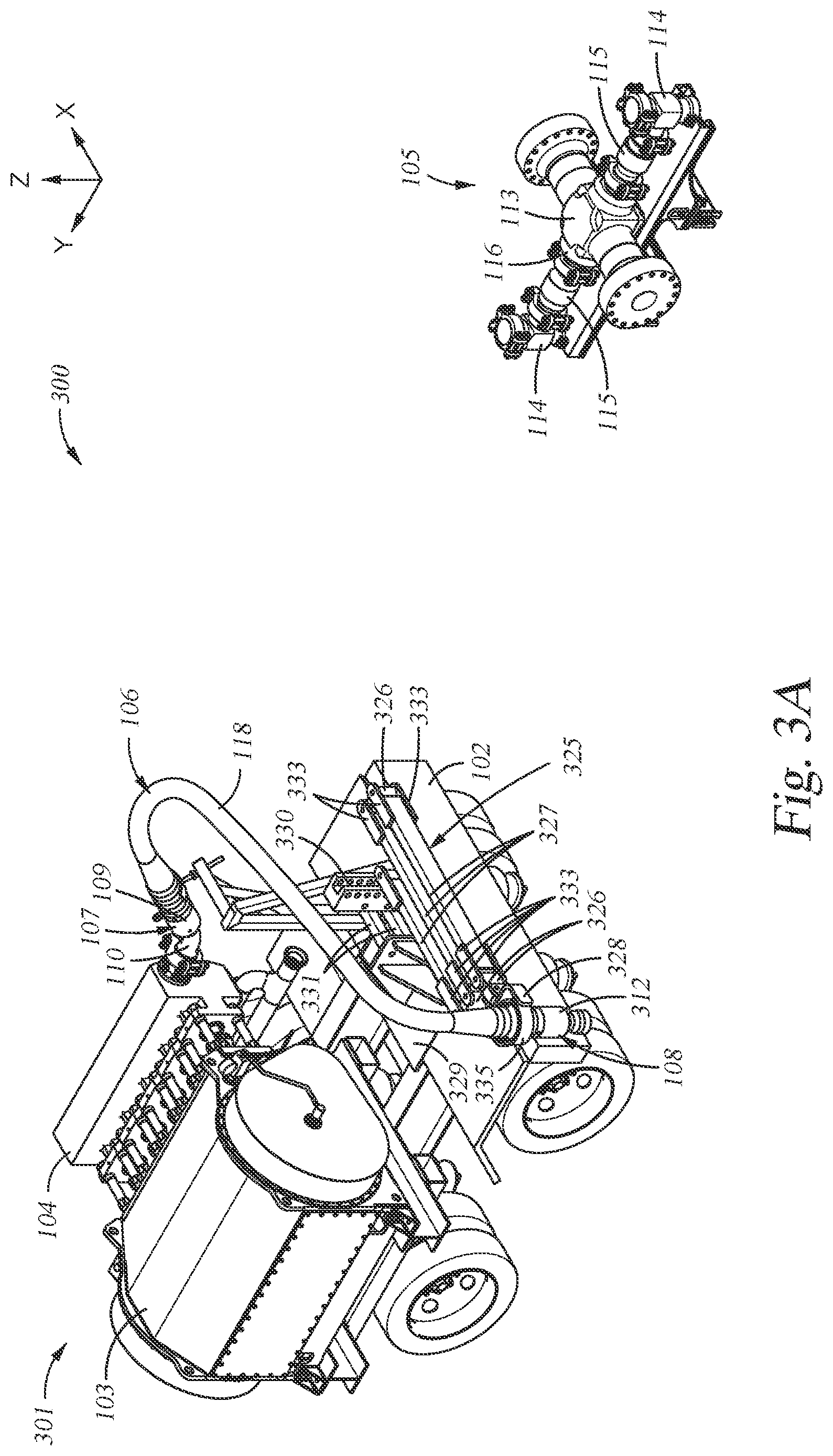Patent US11781410 Figure 8 – Fluid injection systems, apparatus, and methods including flexible hoses for wellhead sites
