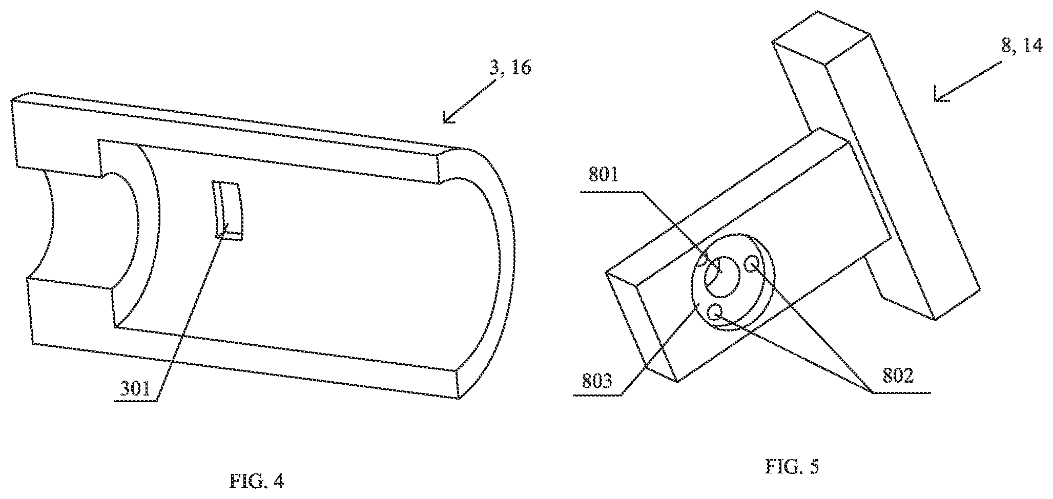 Patent US11781420 Figure 4 – Displacement measuring device and speed measuring method of drilling traction robot