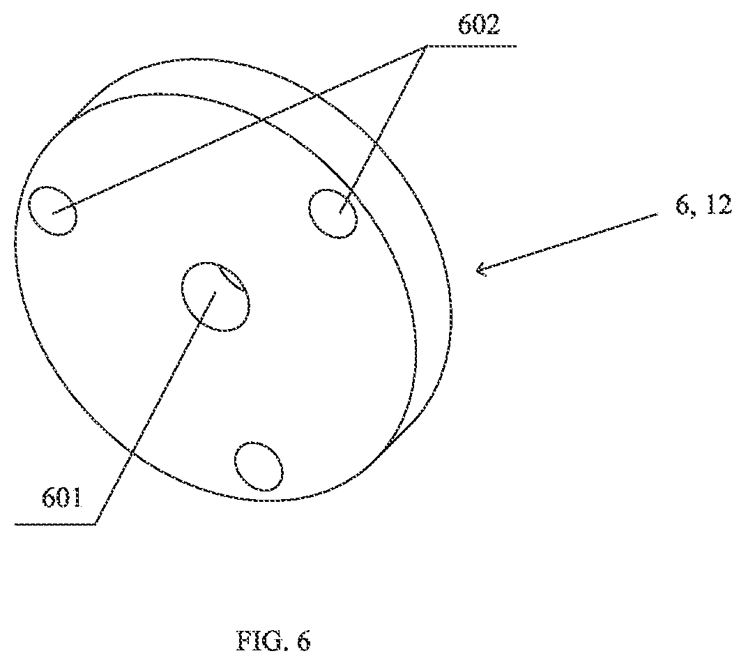 Patent US11781420 Figure 5 – Displacement measuring device and speed measuring method of drilling traction robot