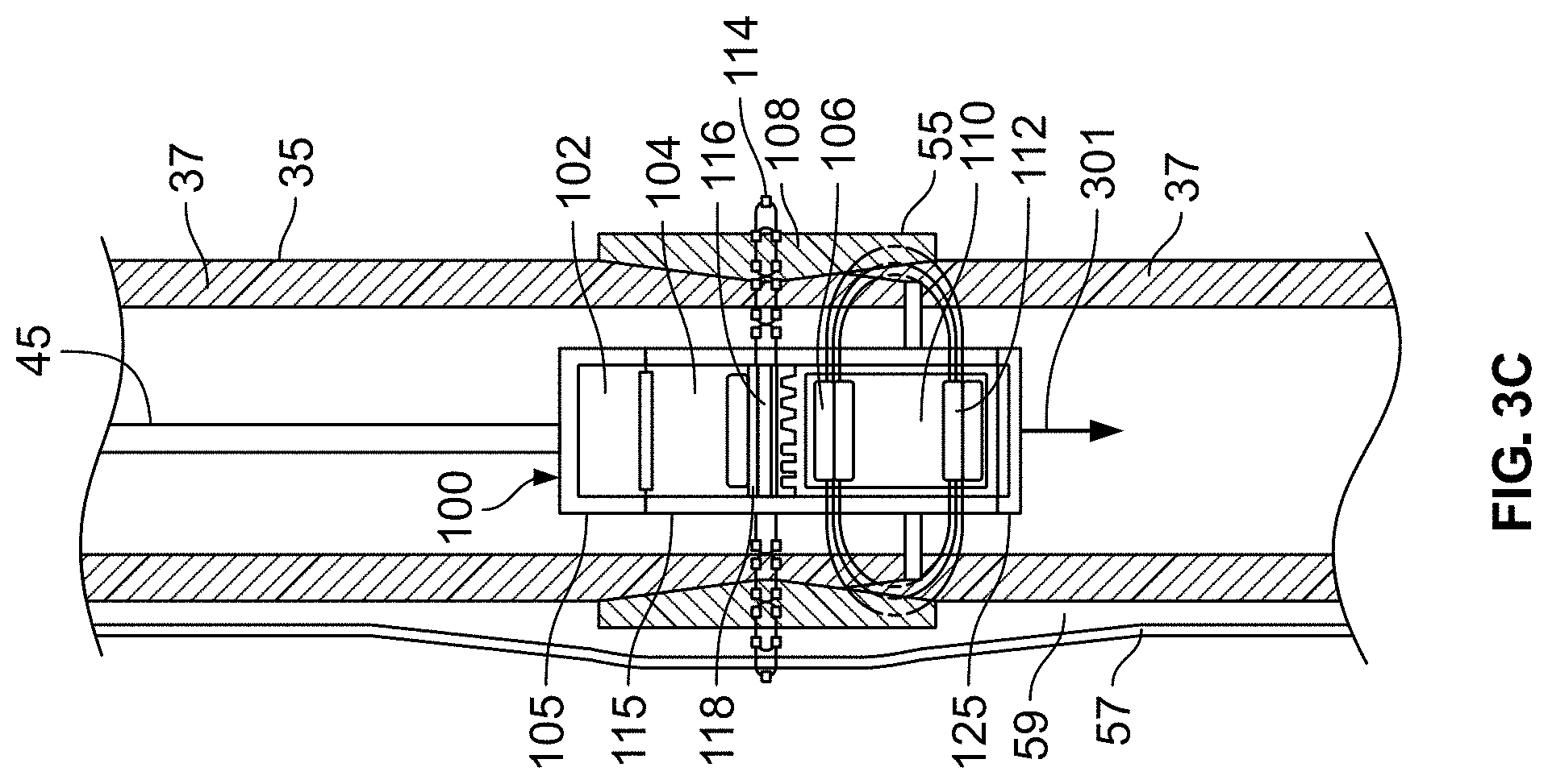 Patent US11781424 Figure 5 – Registering fiber position to well depth in a wellbore